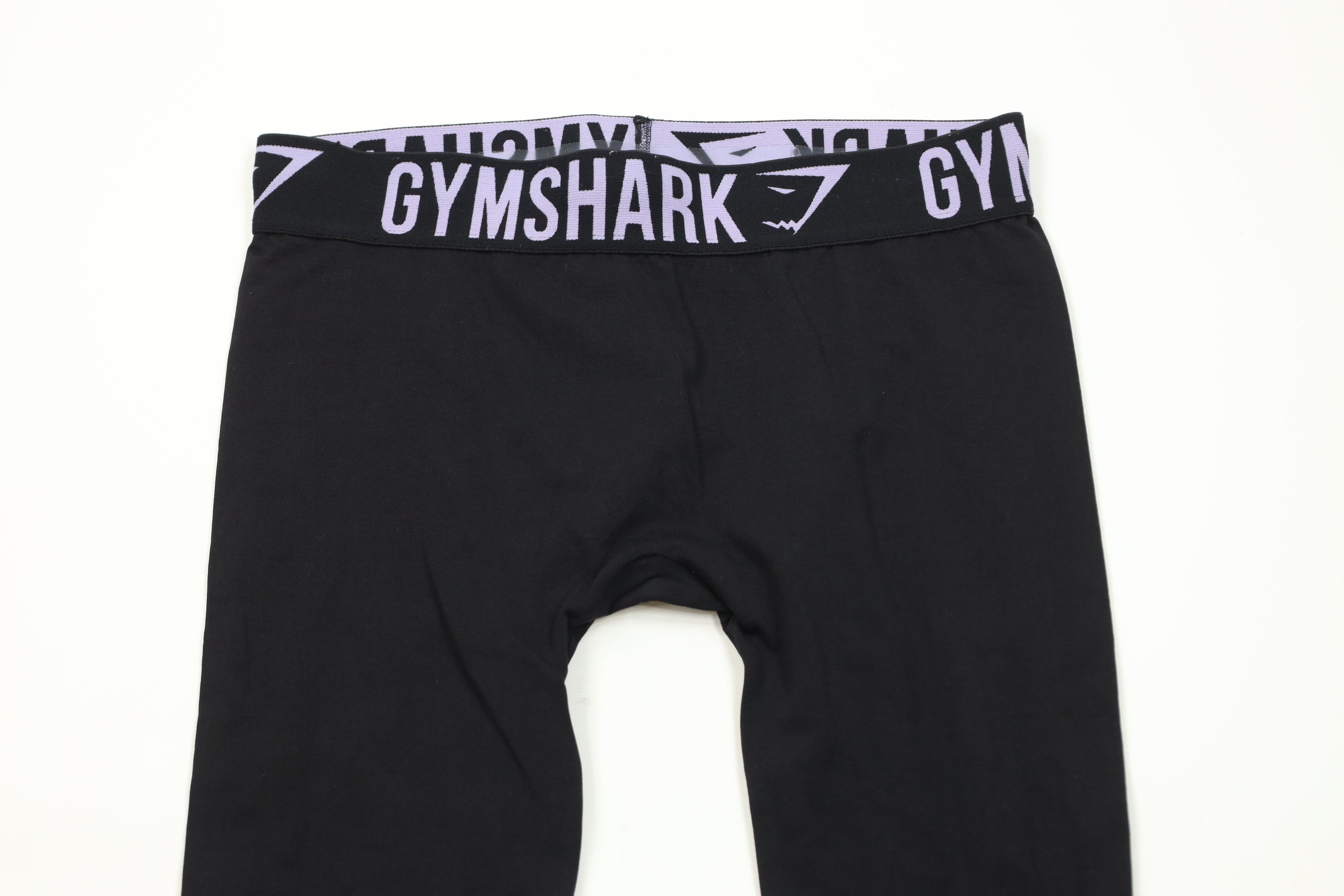 Gymshark × Vintage Gymshark Spell Running Gym Yoga Spandex Tights Pants Black Size 28" / US 6 / IT 42 - 2 Thumbnail