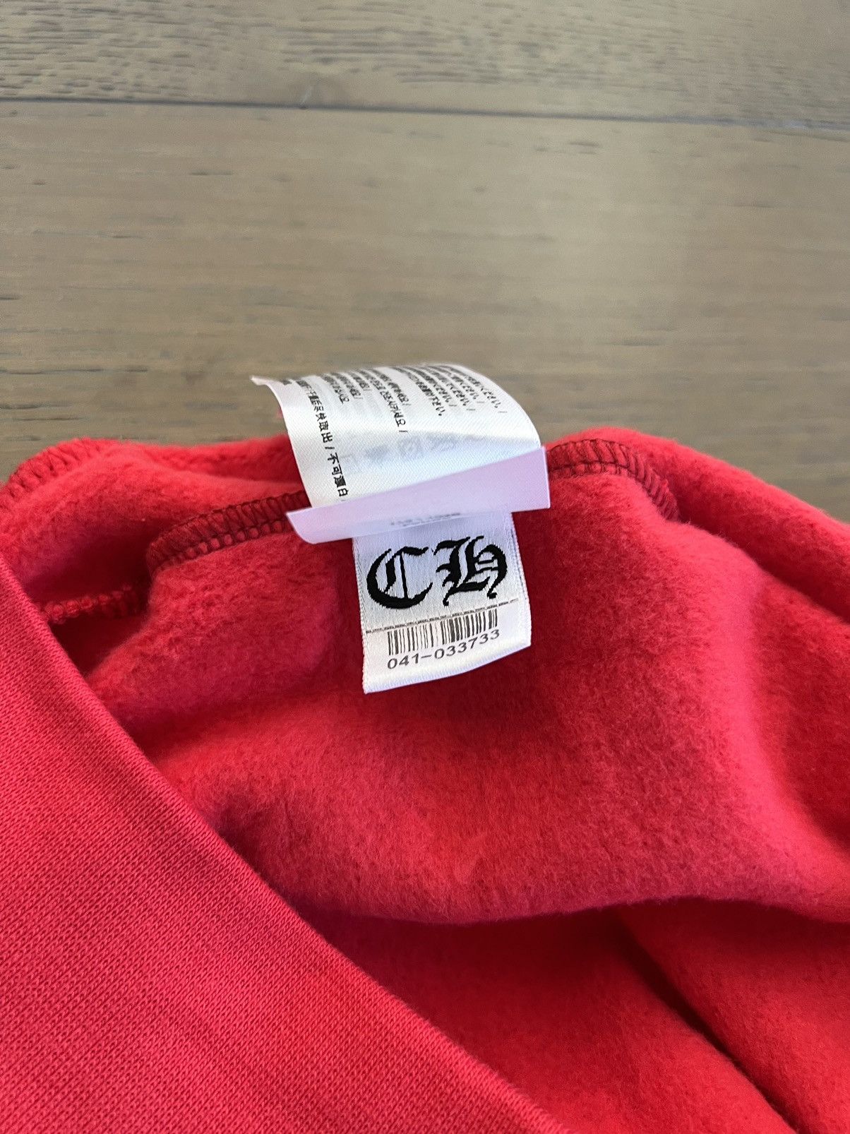 Chrome Hearts Chrome Hearts Red Scroll Logo Hoodie Size US L / EU 52-54 / 3 - 14 Thumbnail