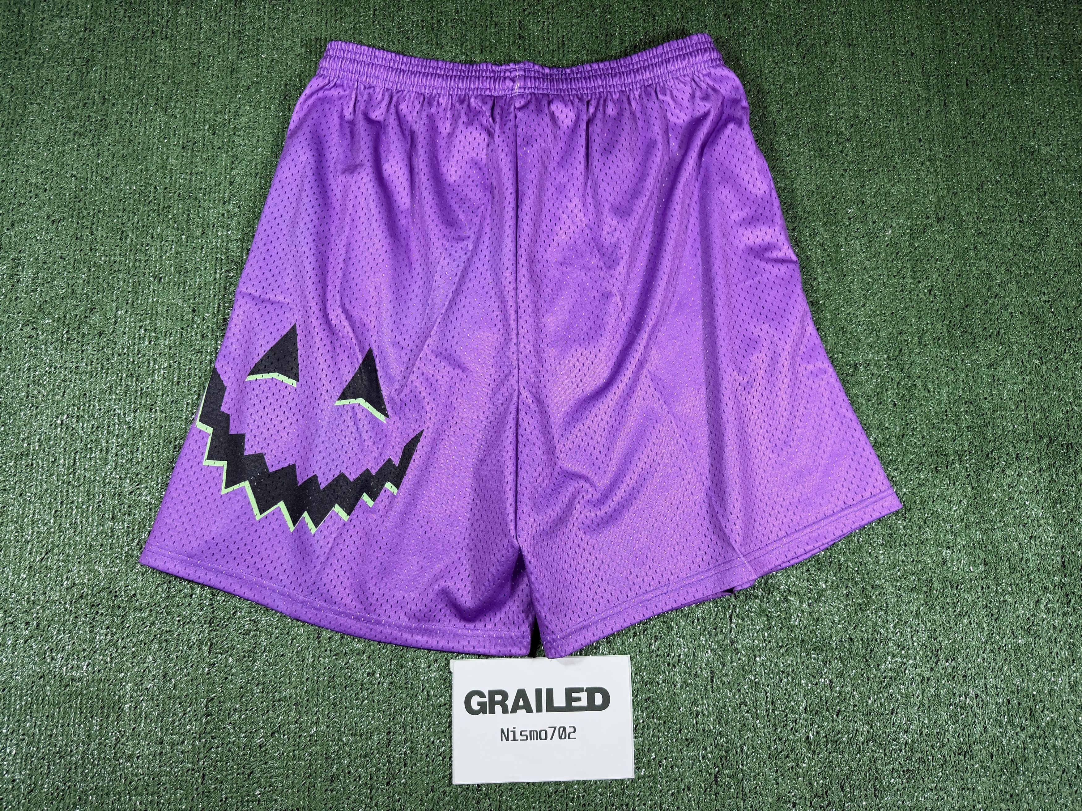 Other Lost Files Purple Jack O'Latern Shorts XL Size US 36 / EU 52 - 2 Thumbnail