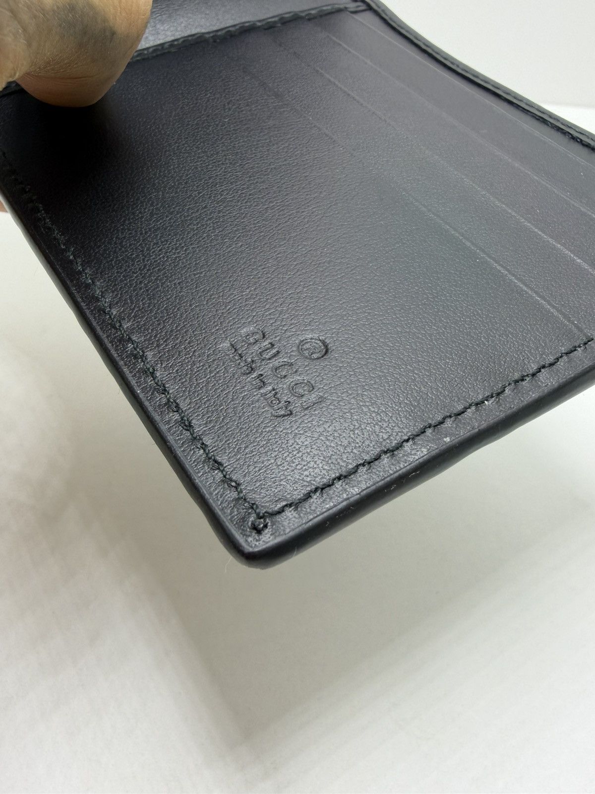 Gucci Gucc wallet Leather black Size ONE SIZE - 4 Thumbnail