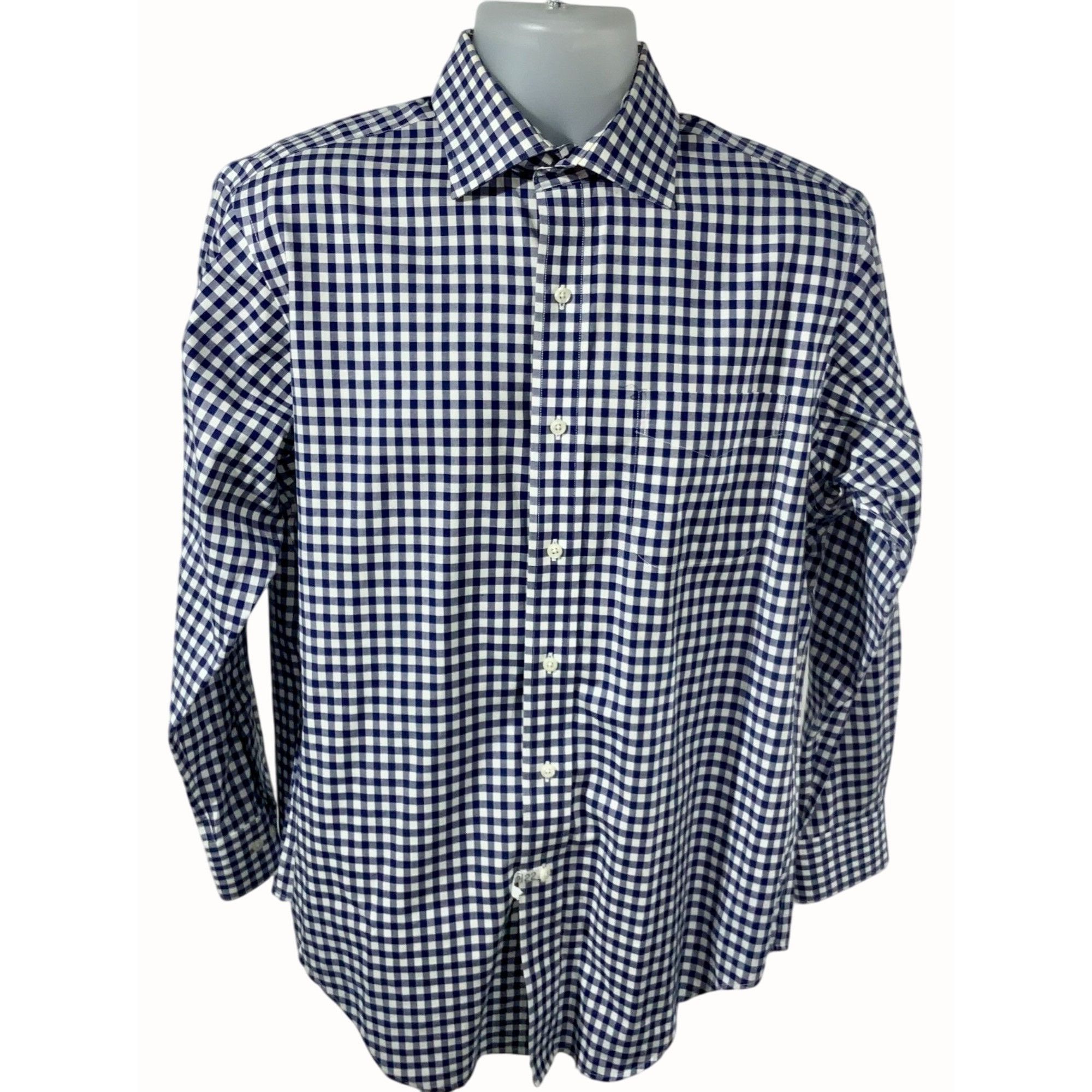 Lauren Ralph Lauren Lauren Ralph Lauren Blue White Gingham Classic Shirt M Size US M / EU 48-50 / 2 - 1 Thumbnail