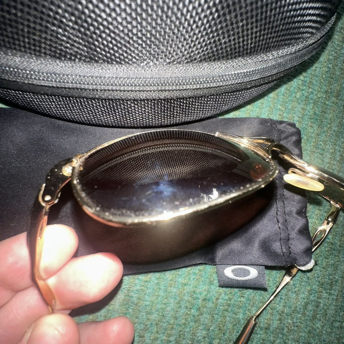 Oakley 2006 Oakley Crosshair S Gold Sport sunglasses vintage 00 Size ONE SIZE - 5 Thumbnail