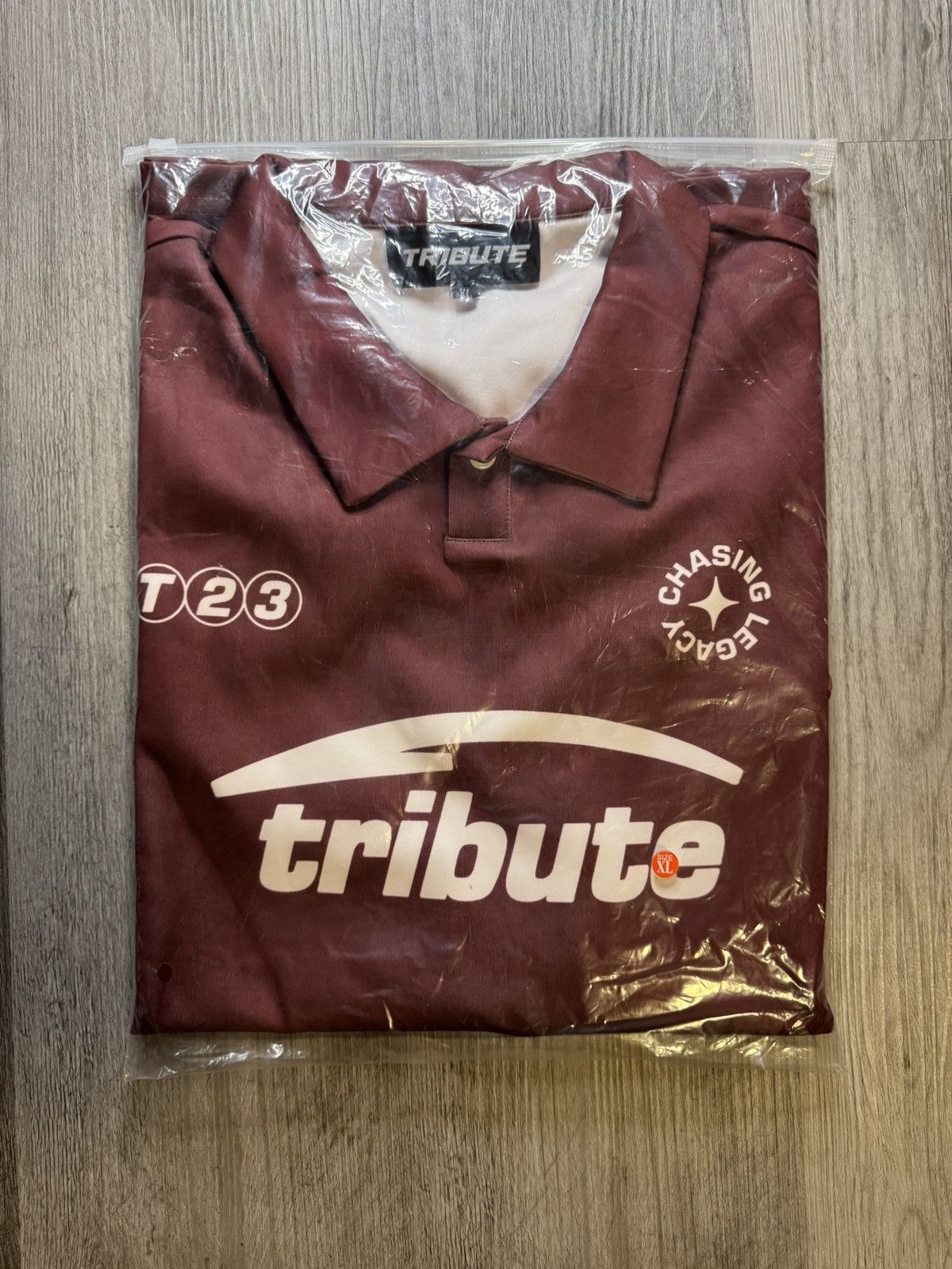 Richie Le Collection Tribute Polo Jersey Burgundy Size US XL / EU 56 / 4 - 4 Thumbnail