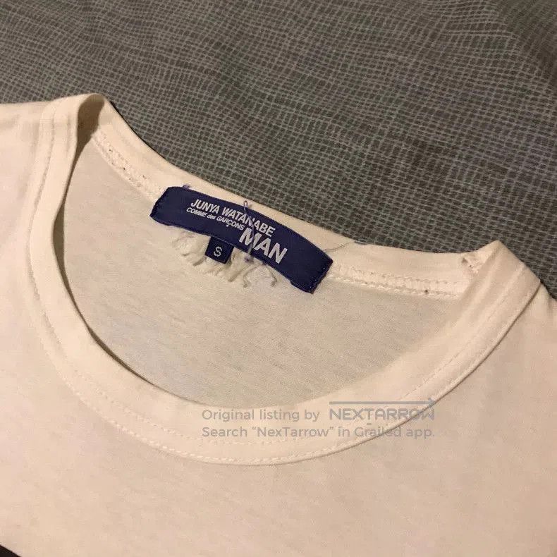 Junya Watanabe Junyawatanabe Man Flocked Print T-Shirt. Size US S / EU 44-46 / 1 - 3 Thumbnail