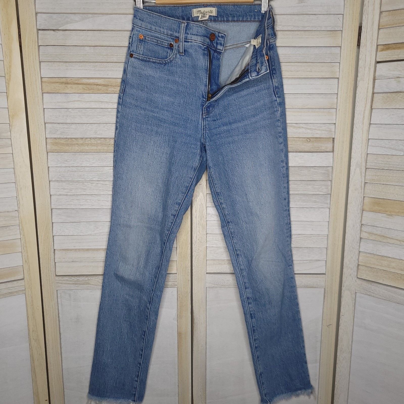 Madewell Madewell Jeans The Perfect Vintage Straight Jean Womens 25T Size 28" / US 6 / IT 42 - 6 Thumbnail