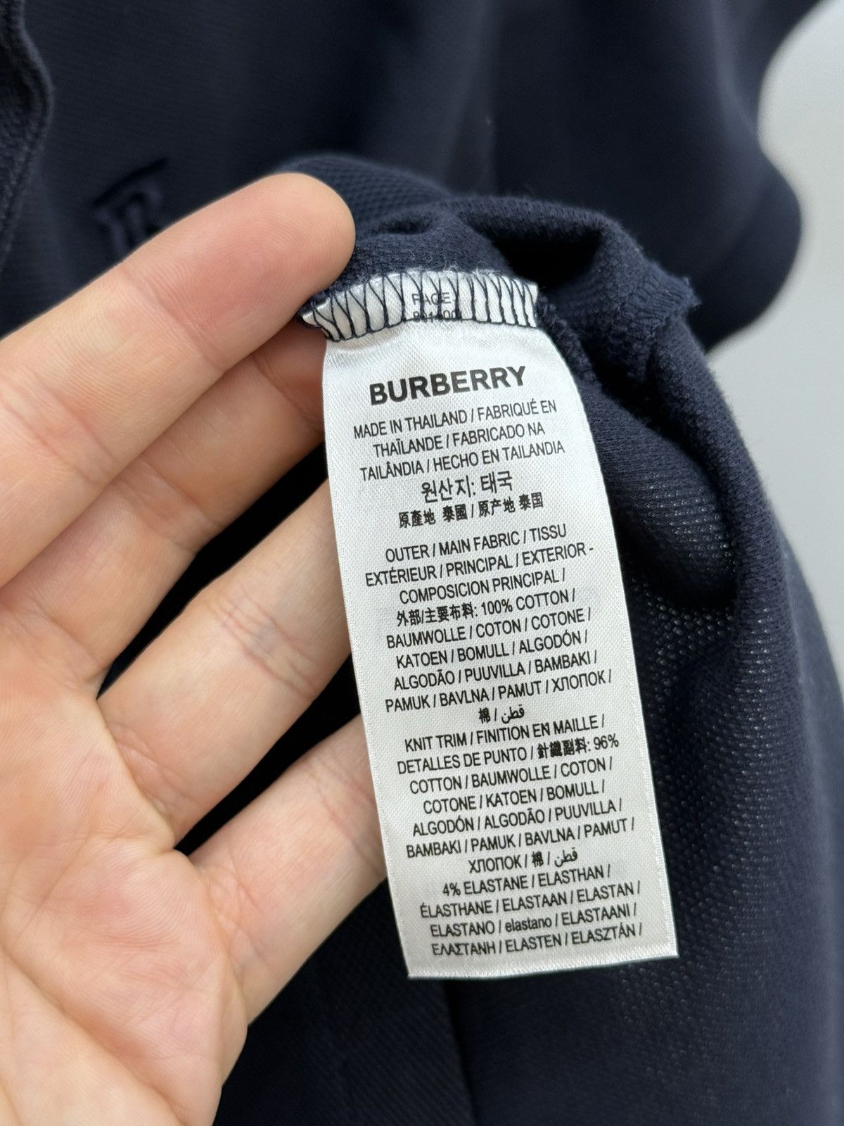 Burberry Burberry London Nova Check Logo Embroidered Polo Shirt Size US XL / EU 56 / 4 - 7 Thumbnail