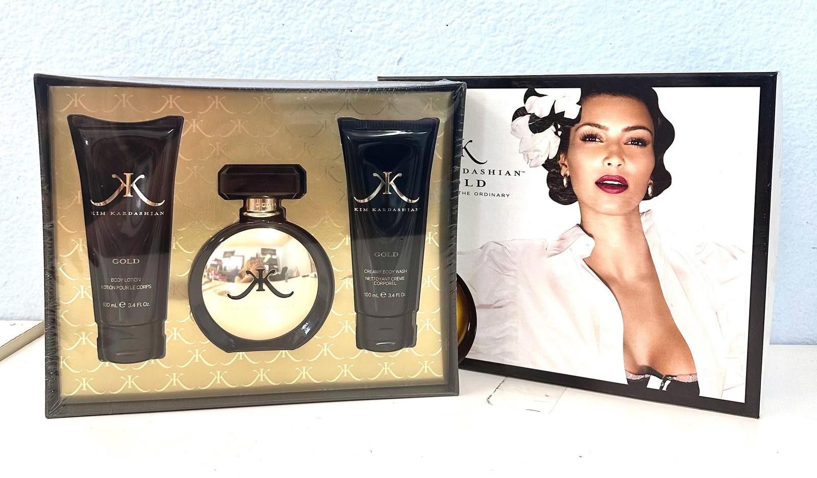 Kim Kardashian Kim Kardashian Gold 3pcs Perfume Set for women Size ONE SIZE - 1 Preview