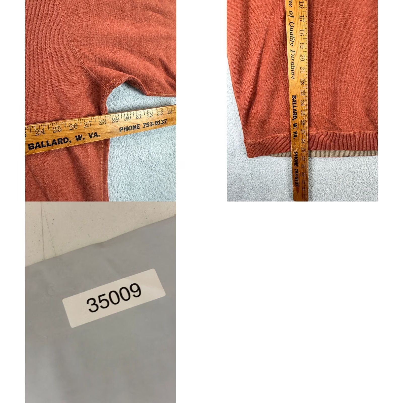 Tommy Bahama Tommy Bahama Crew Neck Sweater Mens 2XL Rusty Brown Pullover Extra Soft Knit Cotton Solid Crew Neck Adult Big & Tall Mens Size US XXL / EU 58 / 5 - 8 Thumbnail