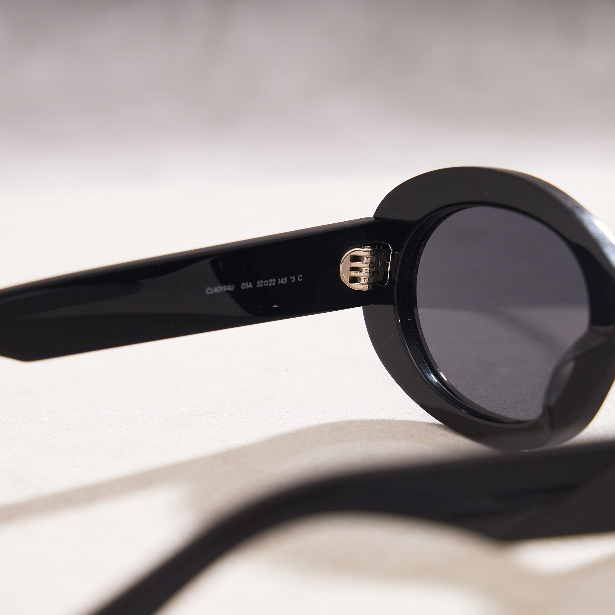 Celine CELINE Triomphe 01 Sunglesses In Acetate BLACK Size ONE SIZE - 8 Thumbnail