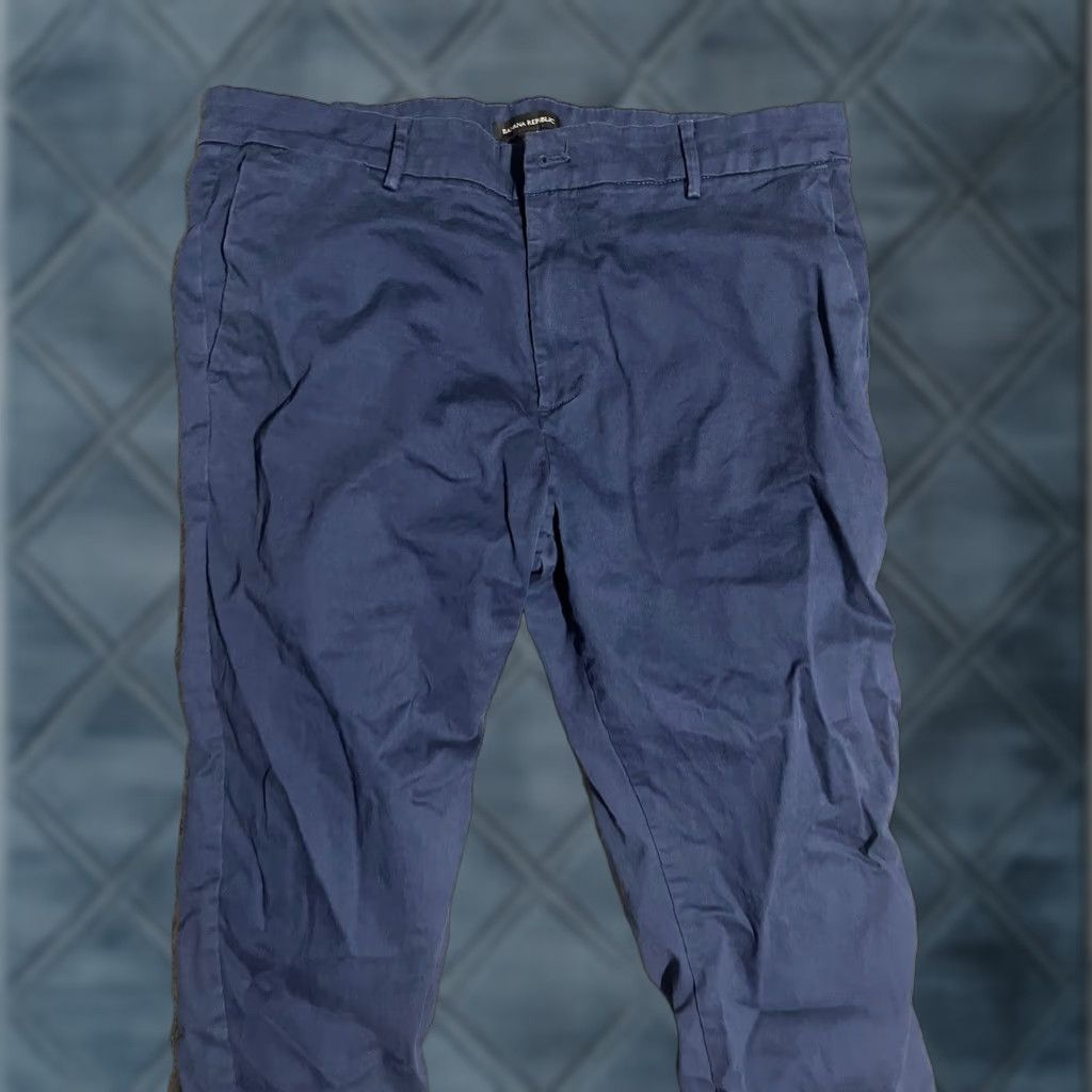 Banana Republic banana republic Mens Pants 38x34 Navy blue Cotton Polyester Blend Dress Pants Slim Womens? No, Mens. Size US 38 / EU 54 - 1 Thumbnail