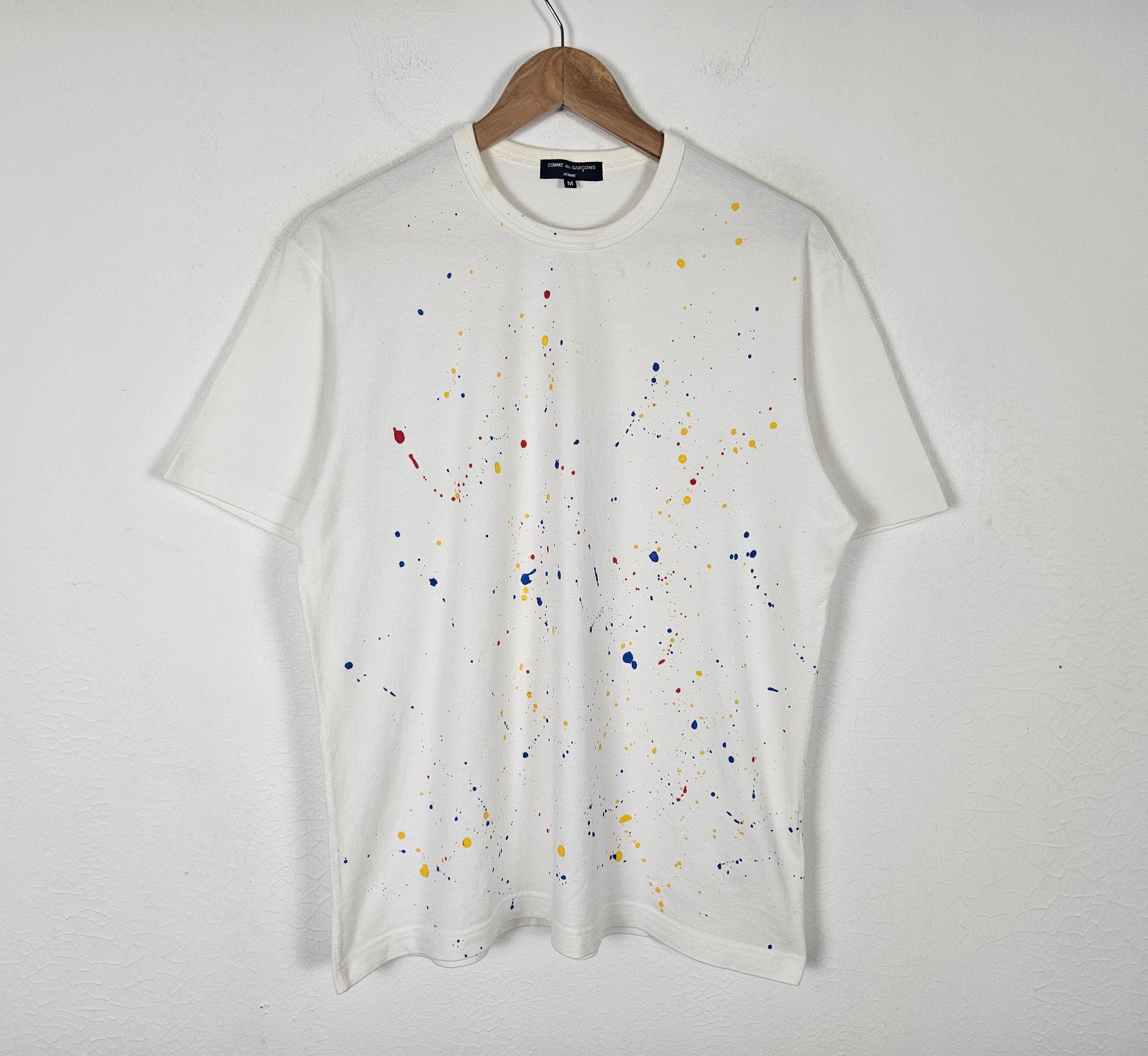 Comme des Garcons × Comme des Garcons Homme Comme des Garcons CDG Paint splash AD2019 shirt Size US M / EU 48-50 / 2 - 2 Thumbnail