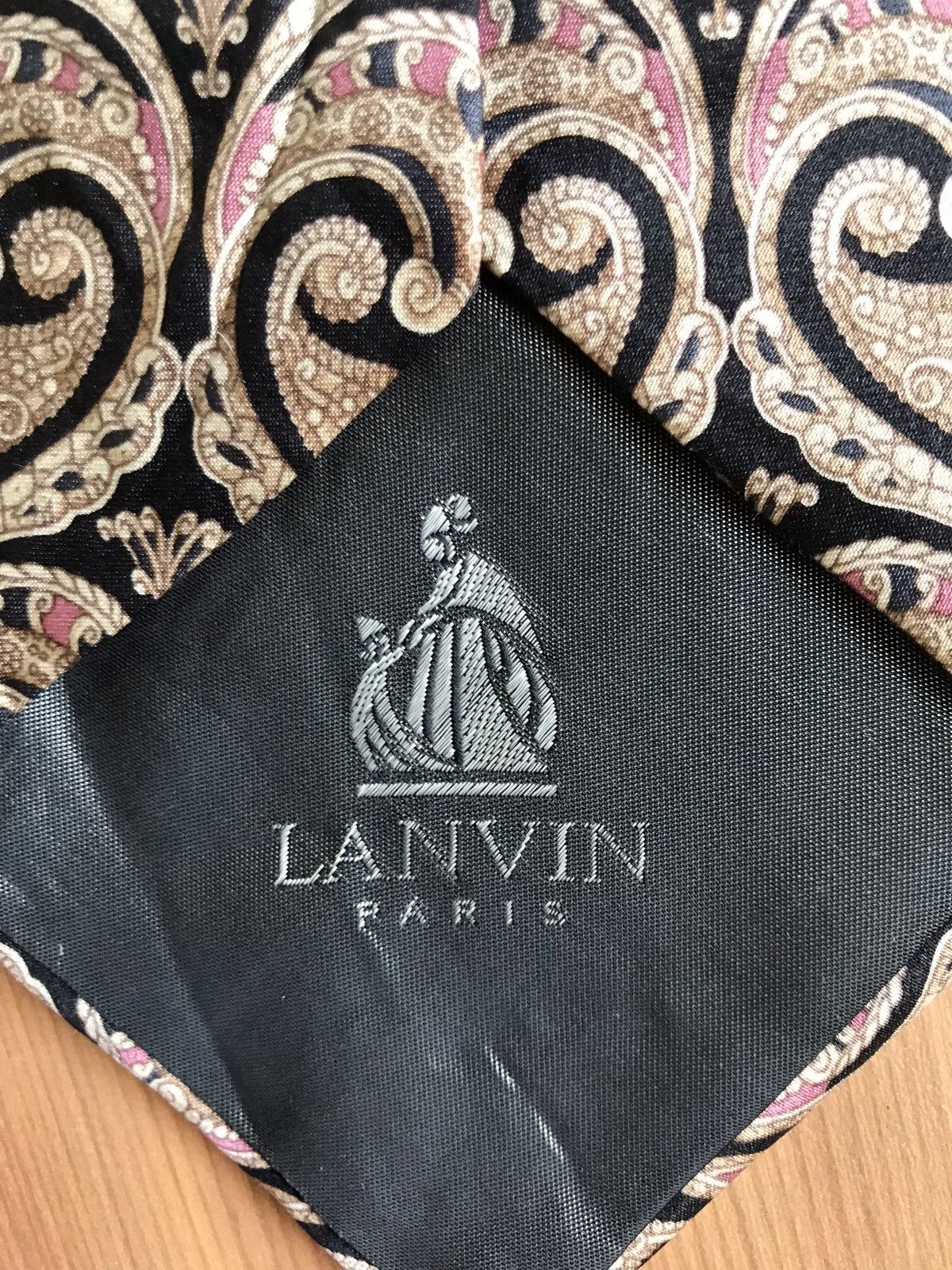 Designer × Lanvin × Vintage Vintage LANVIN Tie Size ONE SIZE - 3 Thumbnail