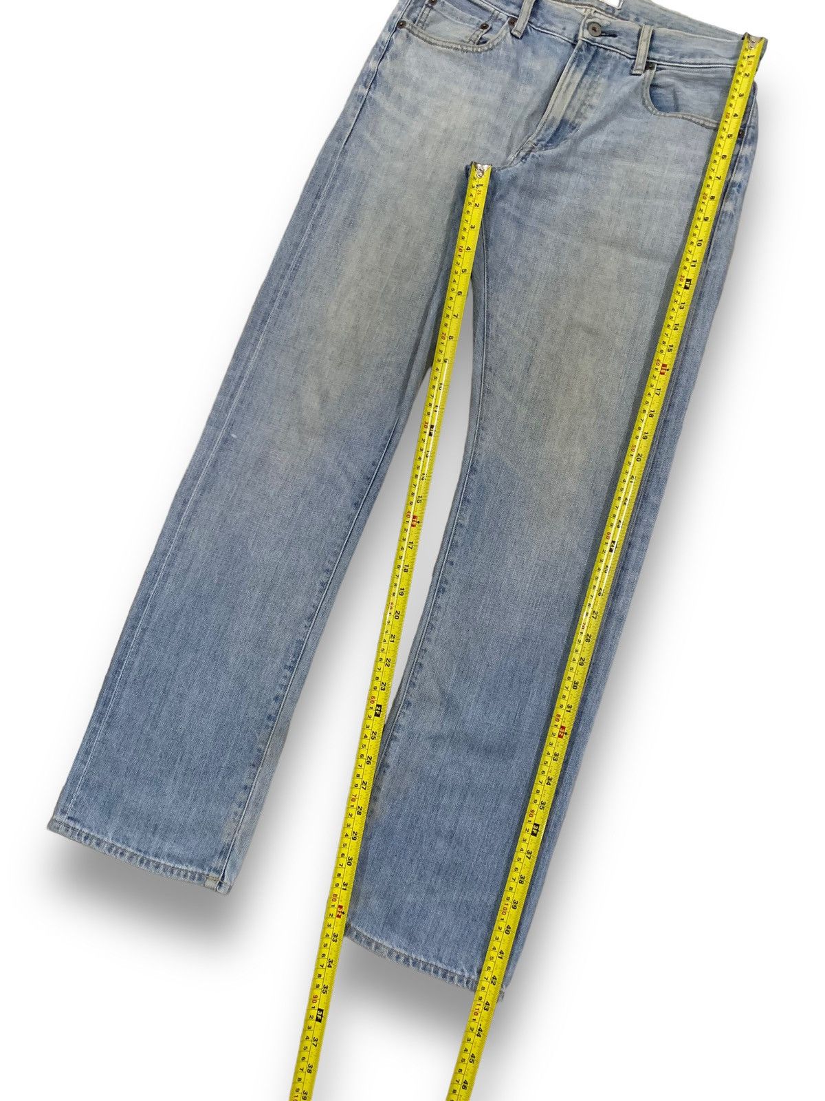 Jun Takahashi Vintage Uniqlo UJ Selvedge Mud Wash Regular Straight Jeans Size US 32 / EU 48 - 15 Thumbnail