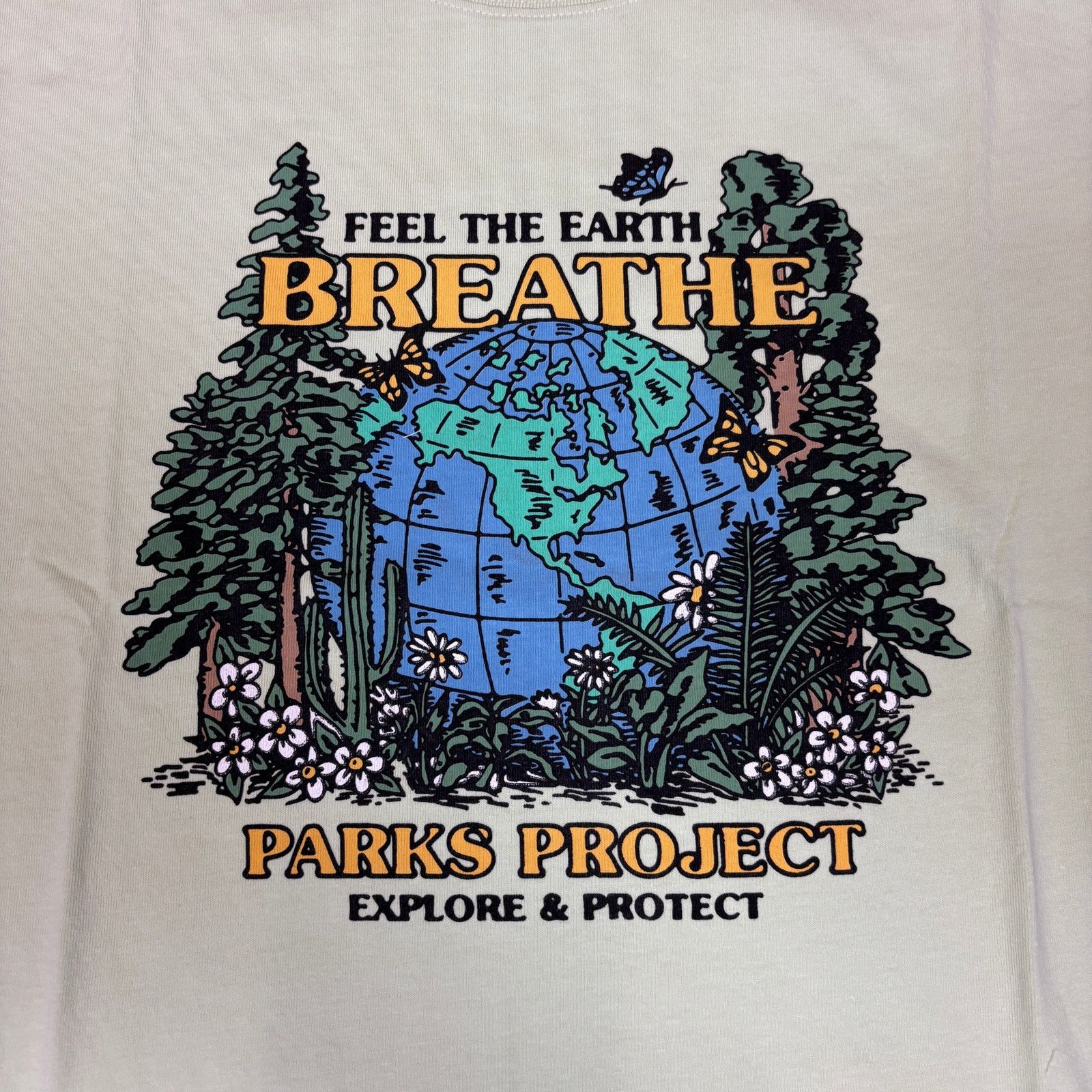 Parks Project NWT Parks Project Feel The Earth Breathe T Shirt Medium Size US M / EU 48-50 / 2 - 3 Thumbnail