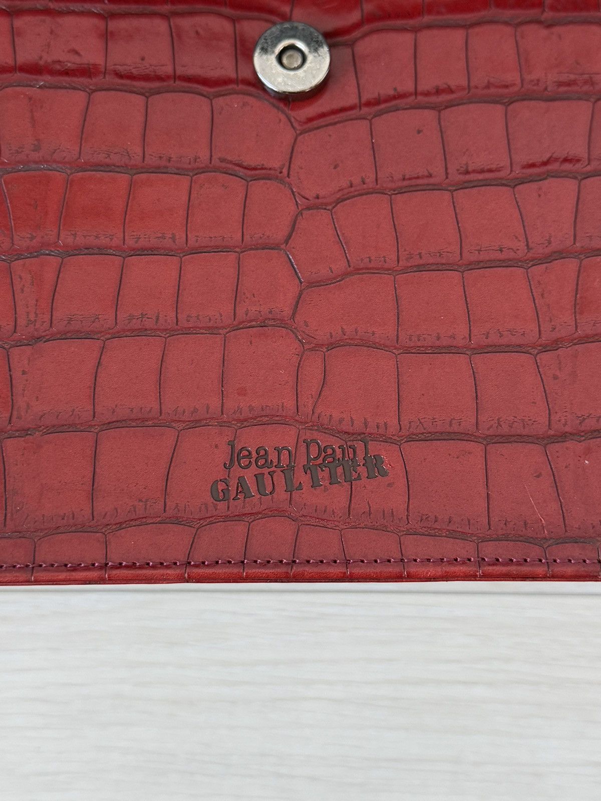 Jean Paul Gaultier Jean Paul Gaultier Red Croc Handbag Size ONE SIZE - 4 Thumbnail