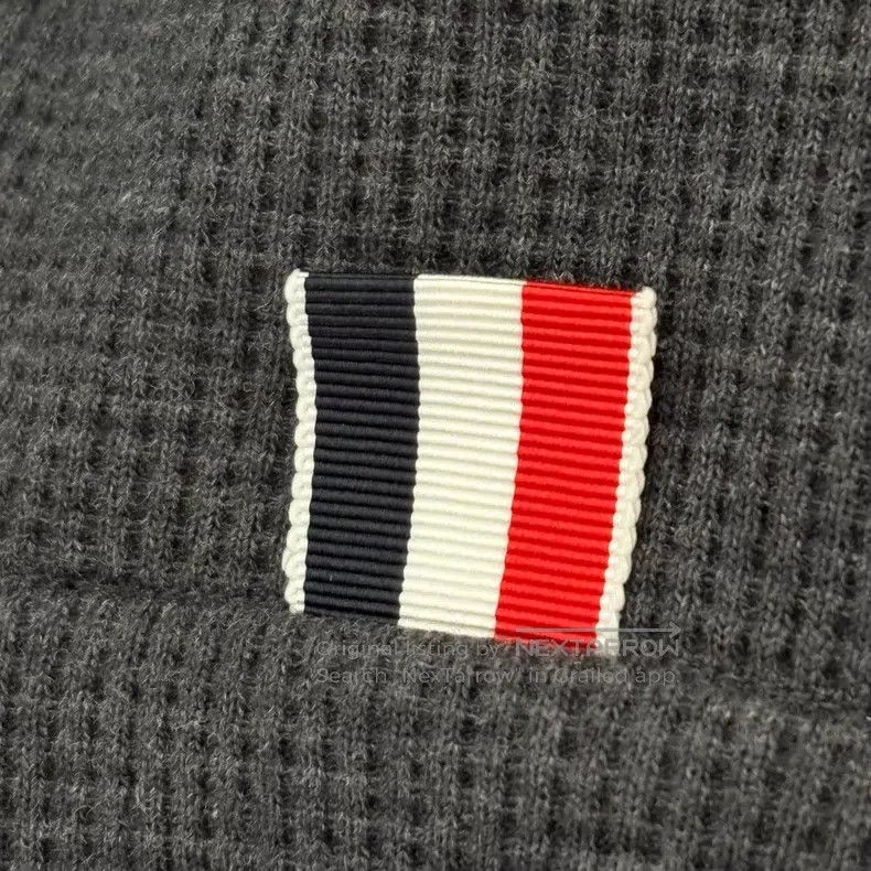 Thom Browne Thom Browne Black Gray Waffle Zip-Up Hoodie Size US XL / EU 56 / 4 - 6 Thumbnail