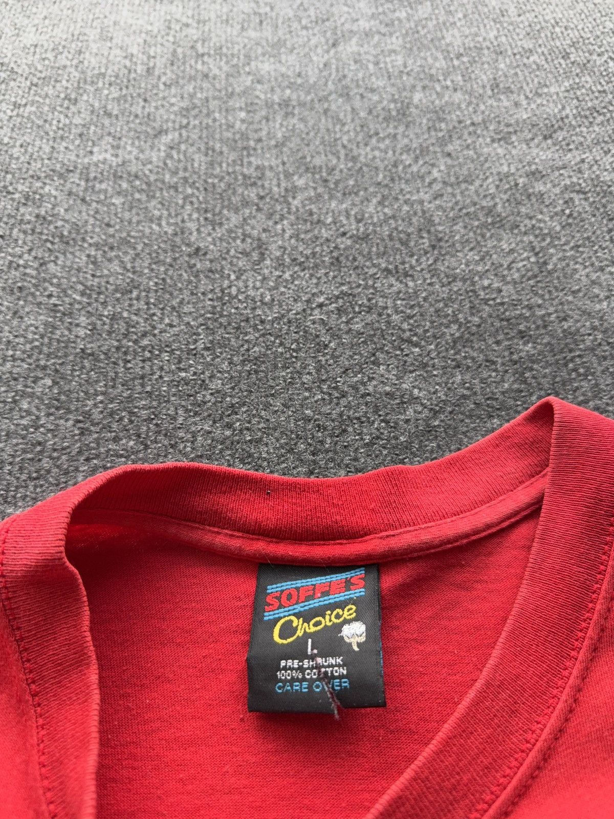 Vintage Vintage 90s Retro San Francisco Graphic T-Shirt Red Cotton Size US L / EU 52-54 / 3 - 12 Thumbnail