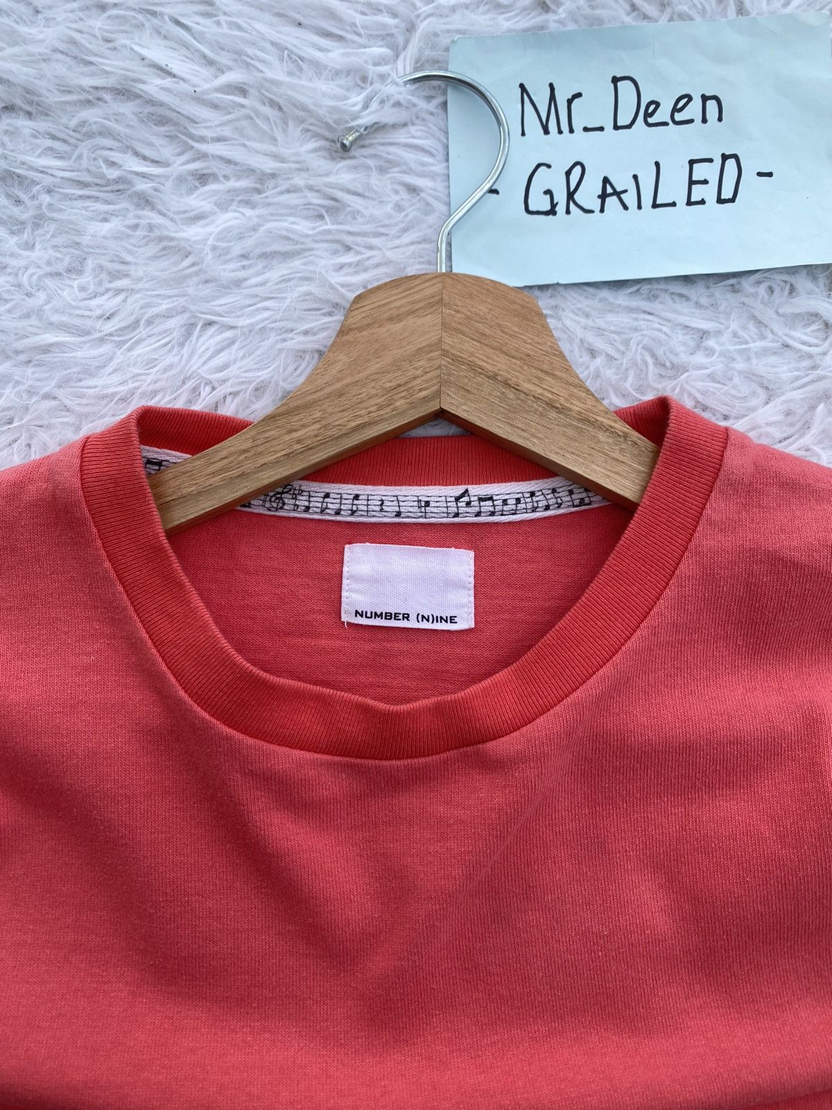 Number (N)ine Rare Number Nine Japanese Brand Pink Tshirt Size US M / EU 48-50 / 2 - 8 Thumbnail