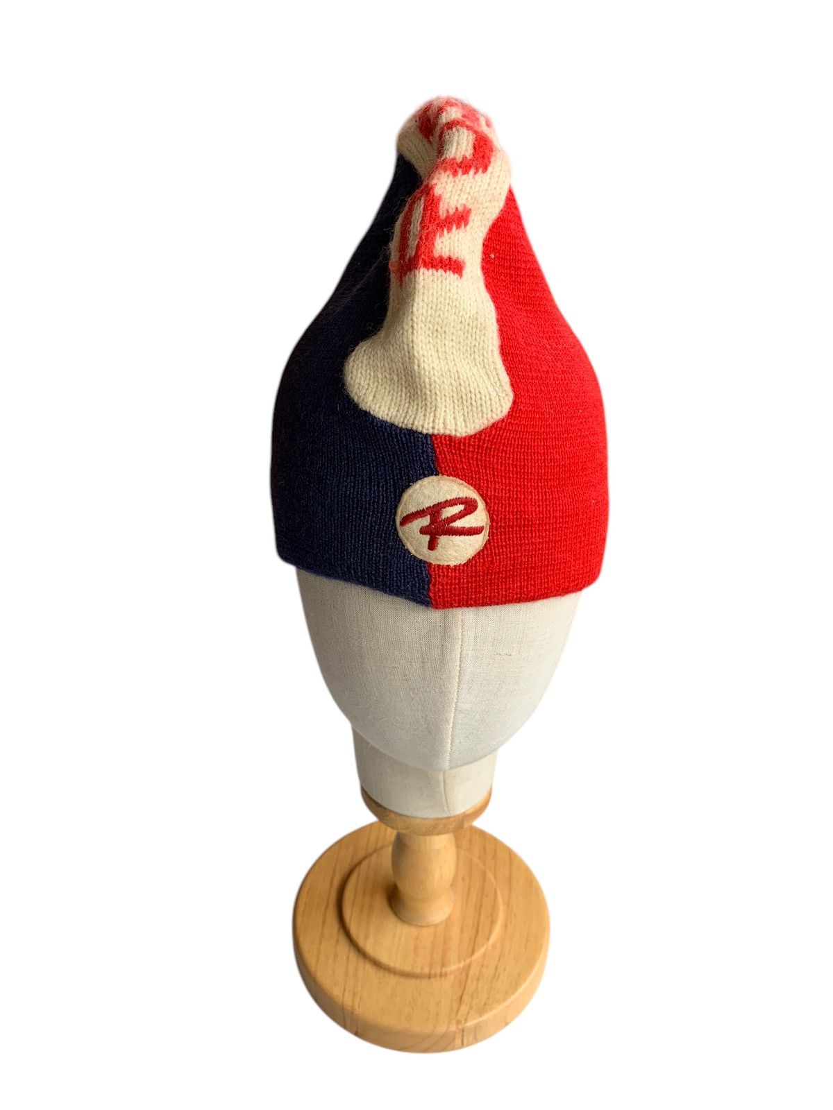 14th Addiction × Vintage VINTAGE KNIT WOOL MOHAWK STYKE RESSIGNOL WINTER BEANIE HATS Size ONE SIZE - 5 Thumbnail