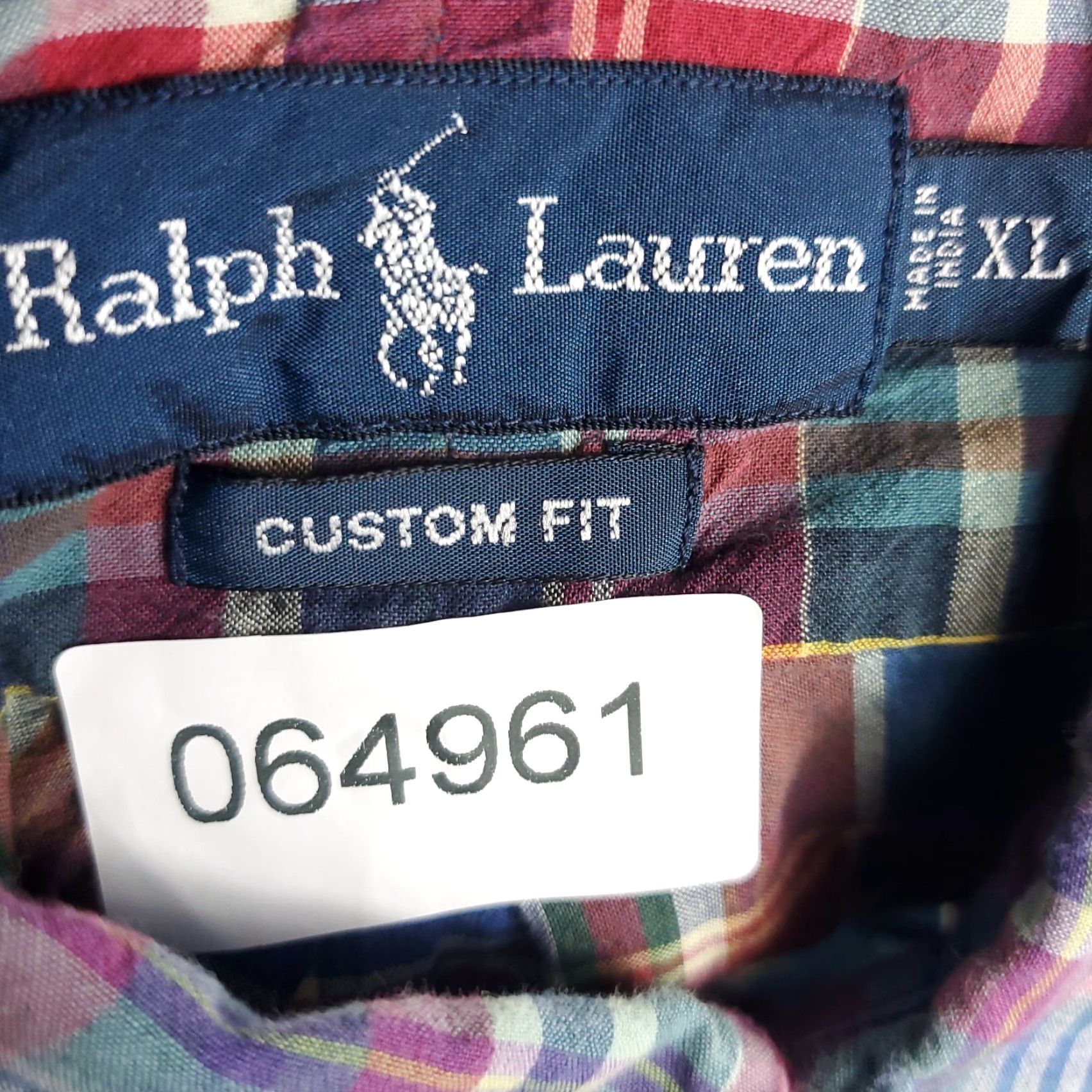 Ralph Lauren Ralph Lauren Shirt Mens XL Blue Plaid Custom Fit Pony Button Up Short Sleeve Size US XL / EU 56 / 4 - 6 Thumbnail