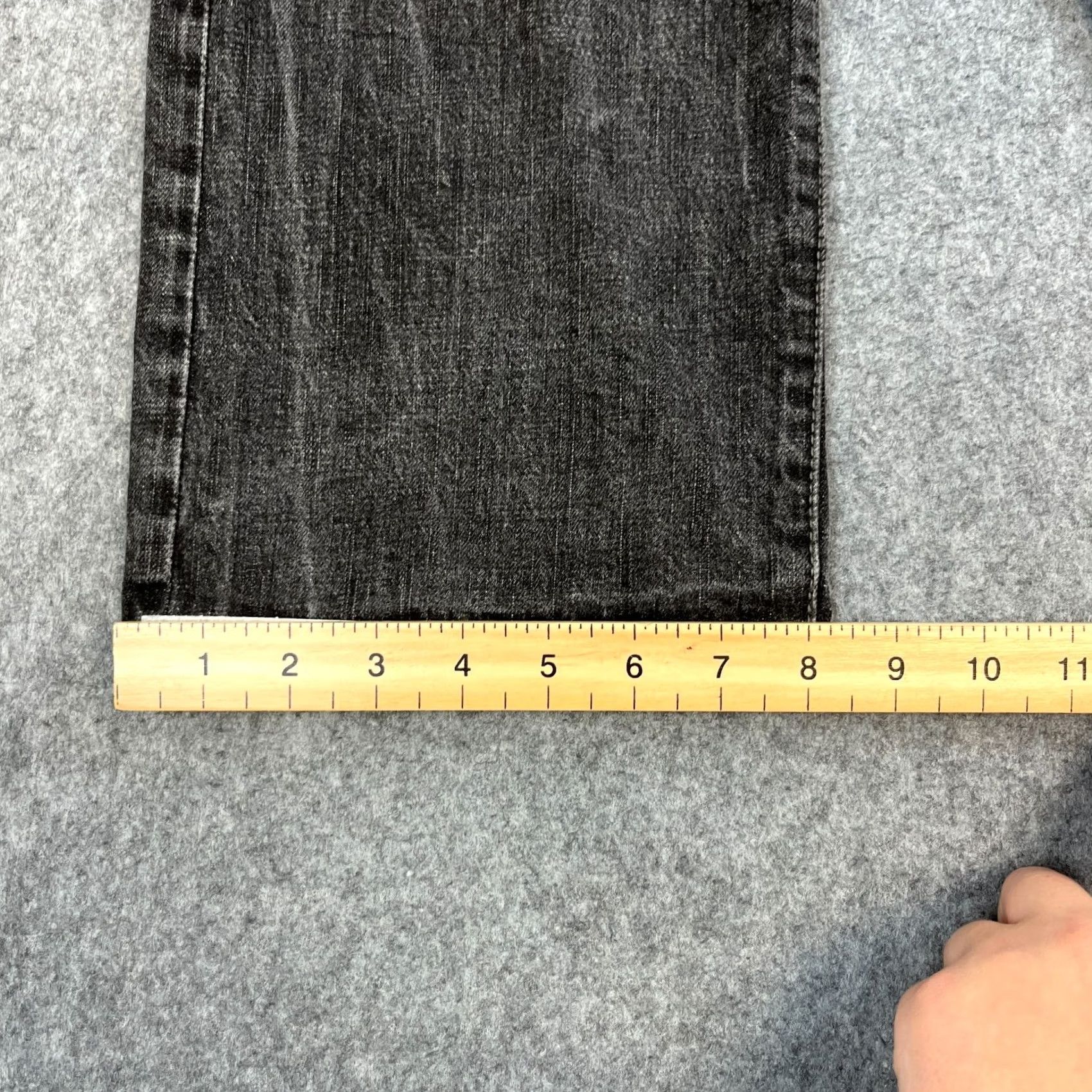 Vintage Armani Jeans Jeans Regular Straight 32 Dark Wash Grey Stretch GA Mens Casual 5-Pocket Design Size US 32 / EU 48 - 3 Thumbnail