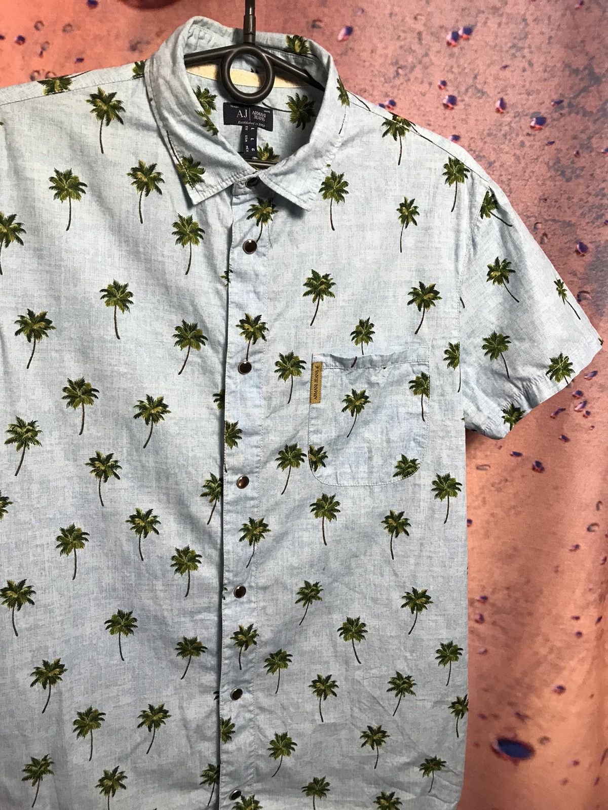 Armani × Vintage Vintage Armani streetwear crazy shirt Size US M / EU 48-50 / 2 - 2 Thumbnail