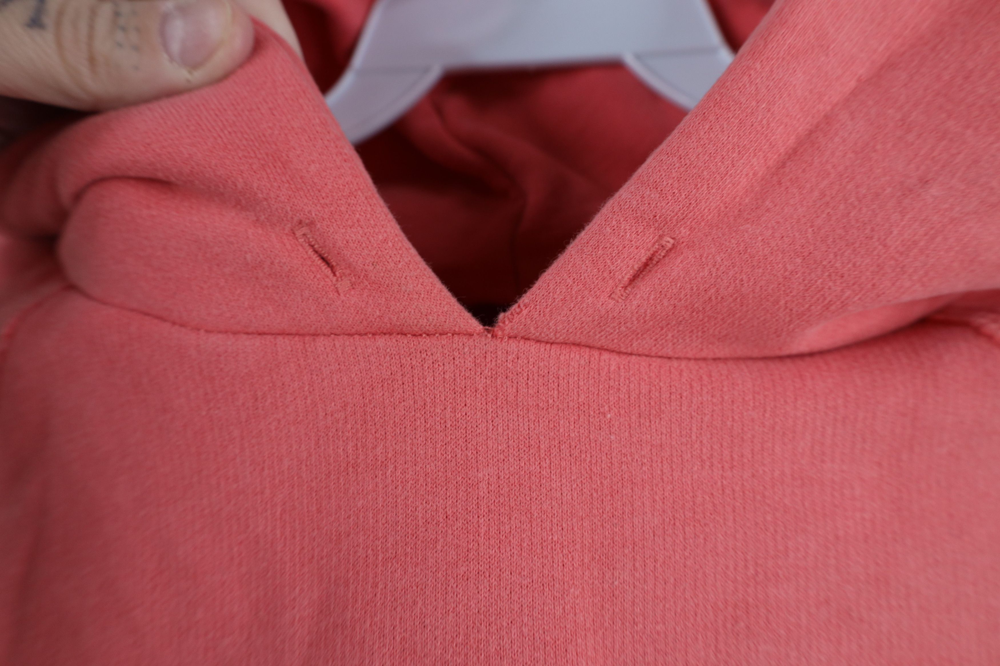 Abercrombie & Fitch × Vintage Vintage 90s Y2k Abercrombie Spell Script Cropped Hoodie Pink Size L / US 10 / IT 46 - 8 Thumbnail