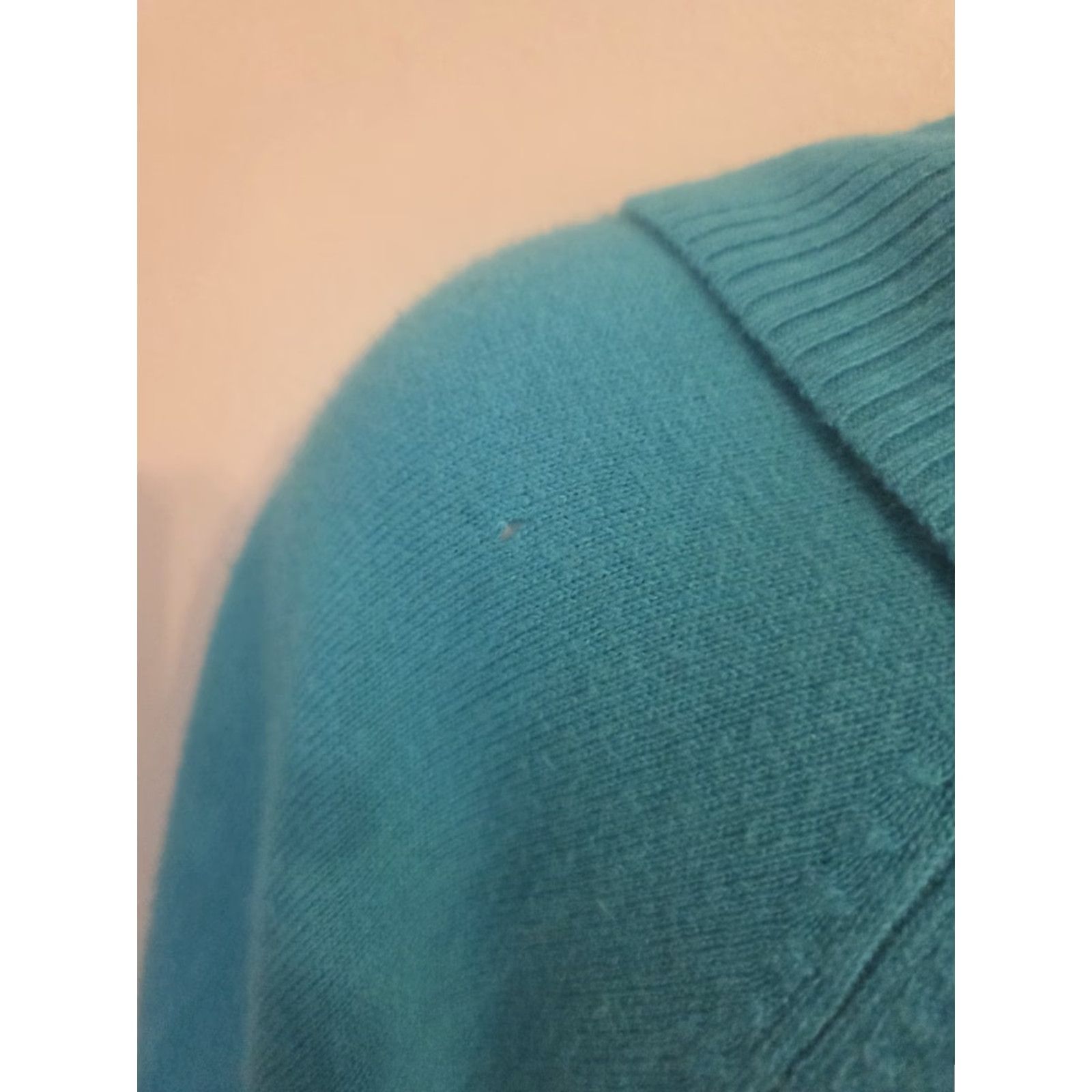 AQUA Liz & Me Aqua Blue Cowl Neck Dolman Sleeve Sweater 3X Womens Pullover Plus Size Knit Blue Dolman Sleeve Cowl Neck Solid Size XXL / US 16-18 / IT 52-54 - 3 Thumbnail