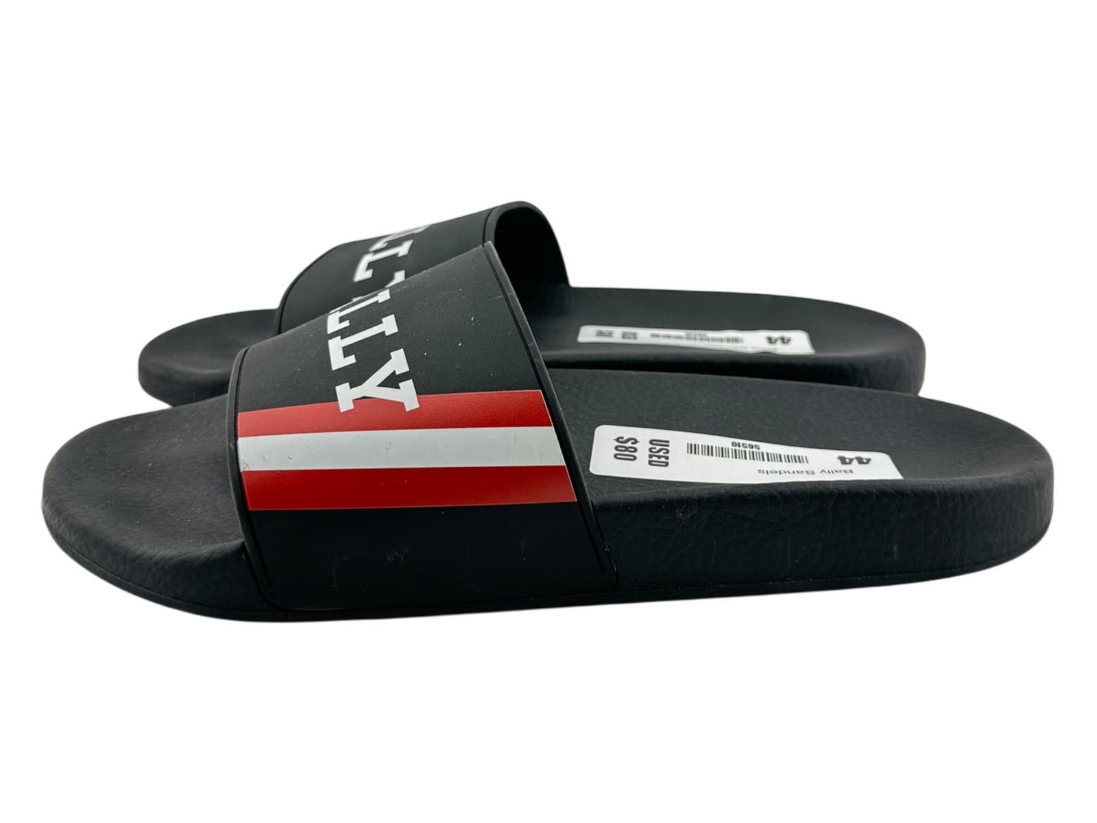 Bally Bally Sandals Black Red White 44 Used Size US 11 / EU 44 - 1 Thumbnail
