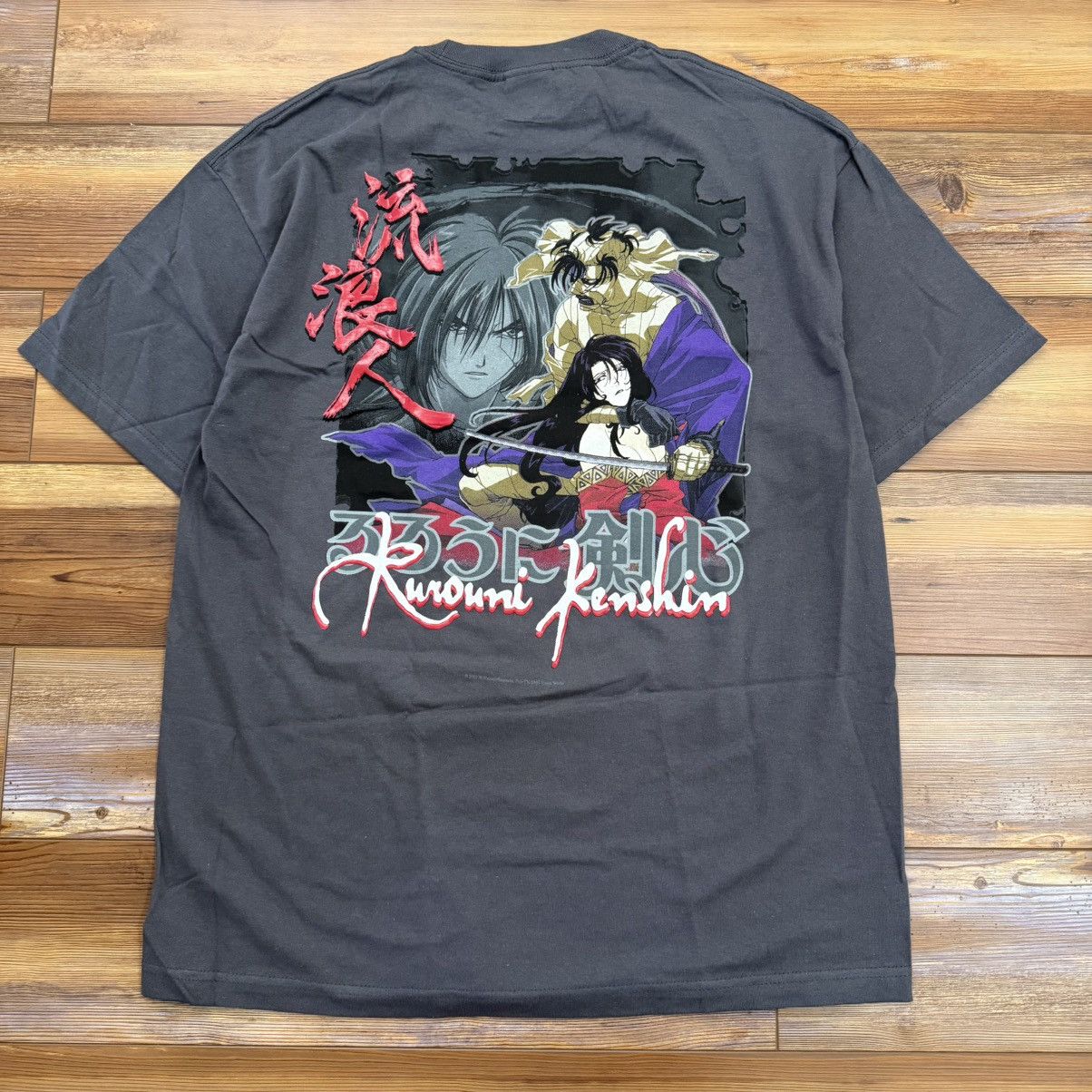 Other Vintage Grey Rurouni Kenshin Legend of Kyoto Anime Tee Shirt Size US XL / EU 56 / 4 - 1 Thumbnail