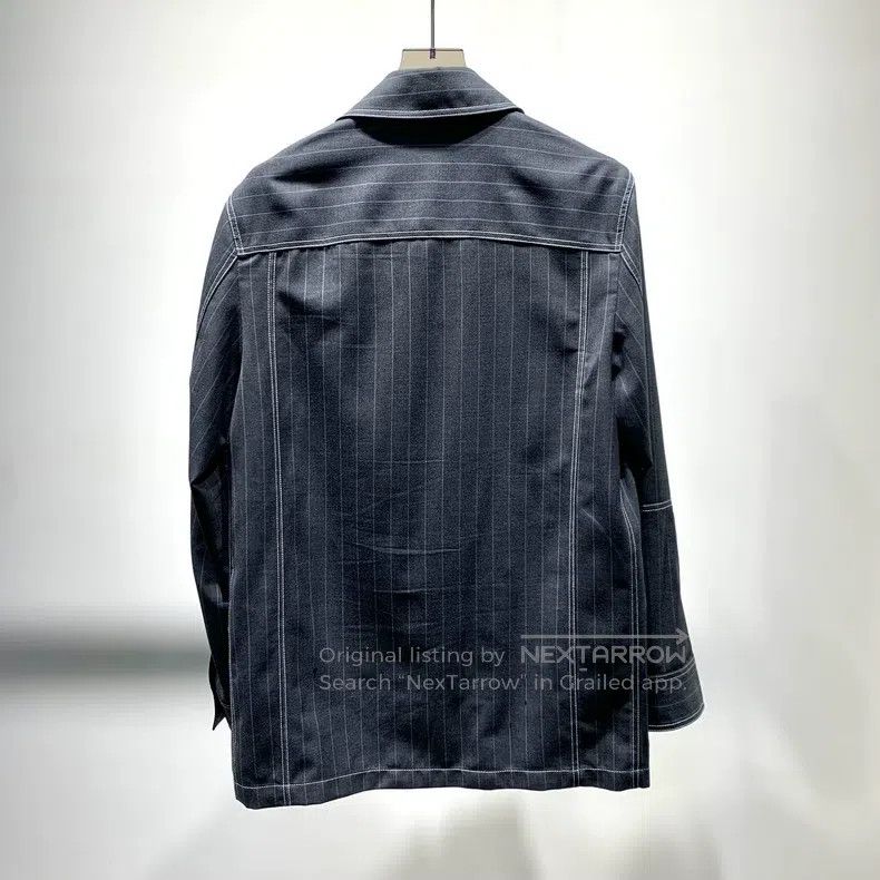 Versace Versace Vertical striped cargo jacket jacket Size US S / EU 44-46 / 1 - 7 Thumbnail