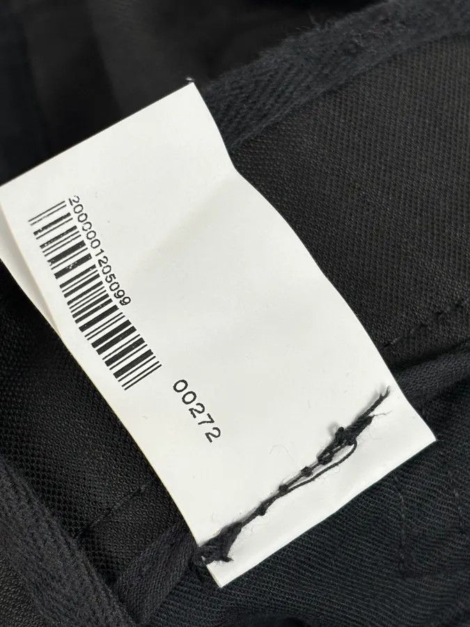 Just Cavalli 2000s Cavalli Black Avant-Garde Cargo Pants Size US 32 / EU 48 - 14 Thumbnail