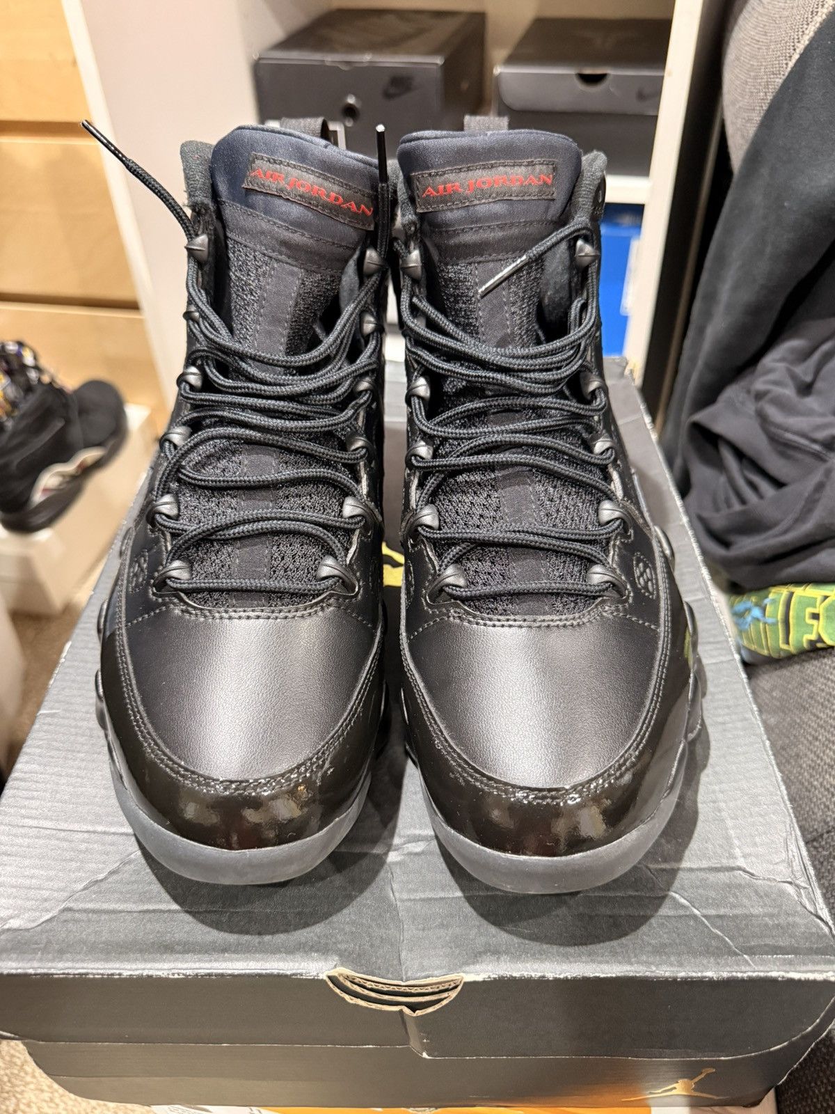 Nike Air Jordan 9 Retro Bred Patent Size US 11 / EU 44 - 1 Thumbnail