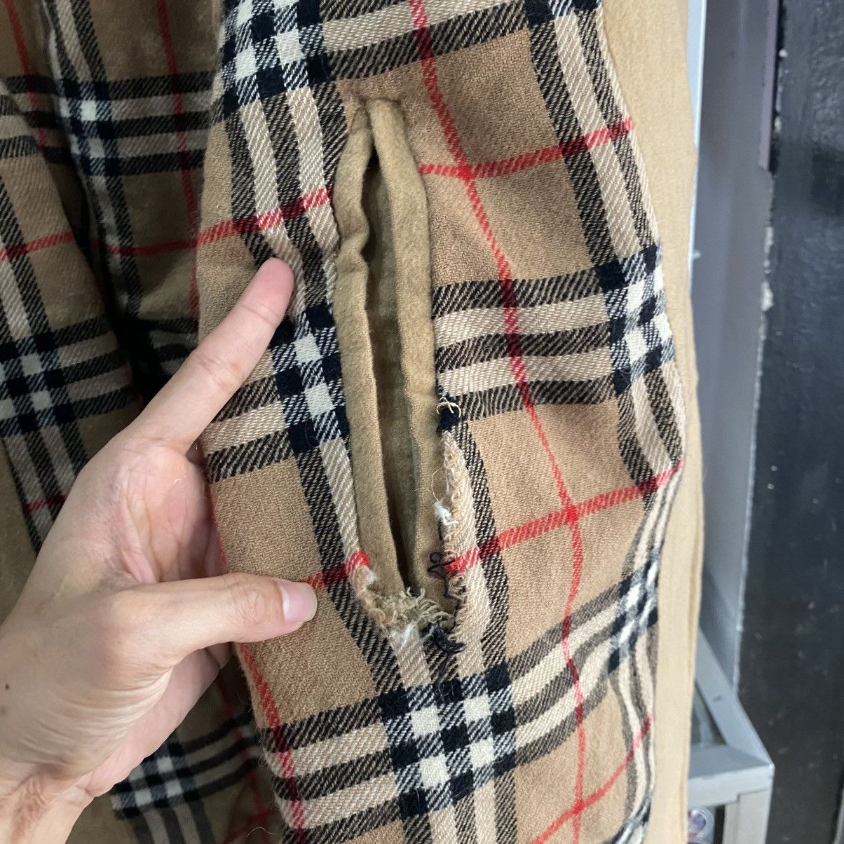 Burberry VINTAGE Burberry Wool Car Coat Beige L Size US L / EU 52-54 / 3 - 16 Thumbnail