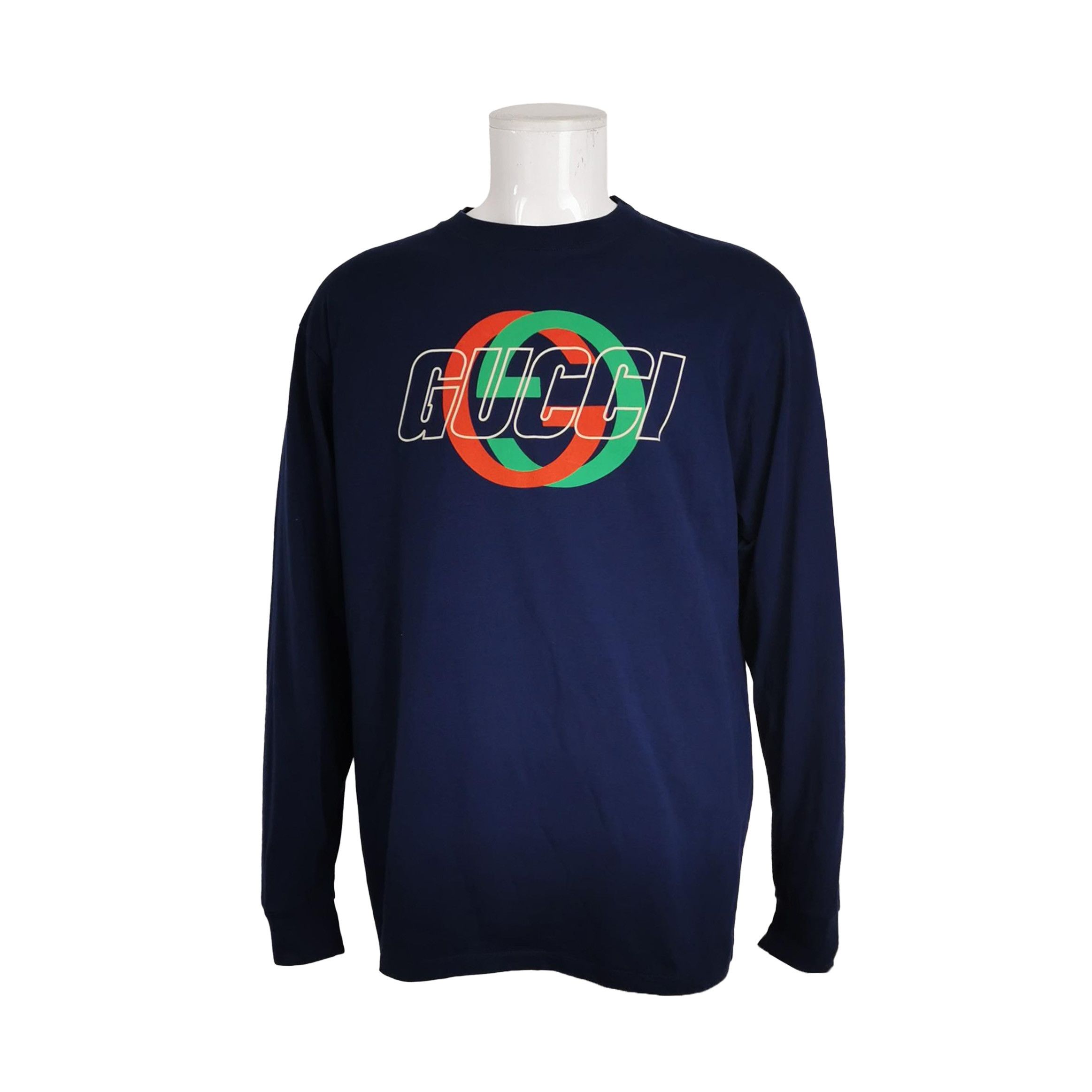Gucci Gucci Colorblock Double G Crewneck Top S Size US S / EU 44-46 / 1 - 1 Thumbnail