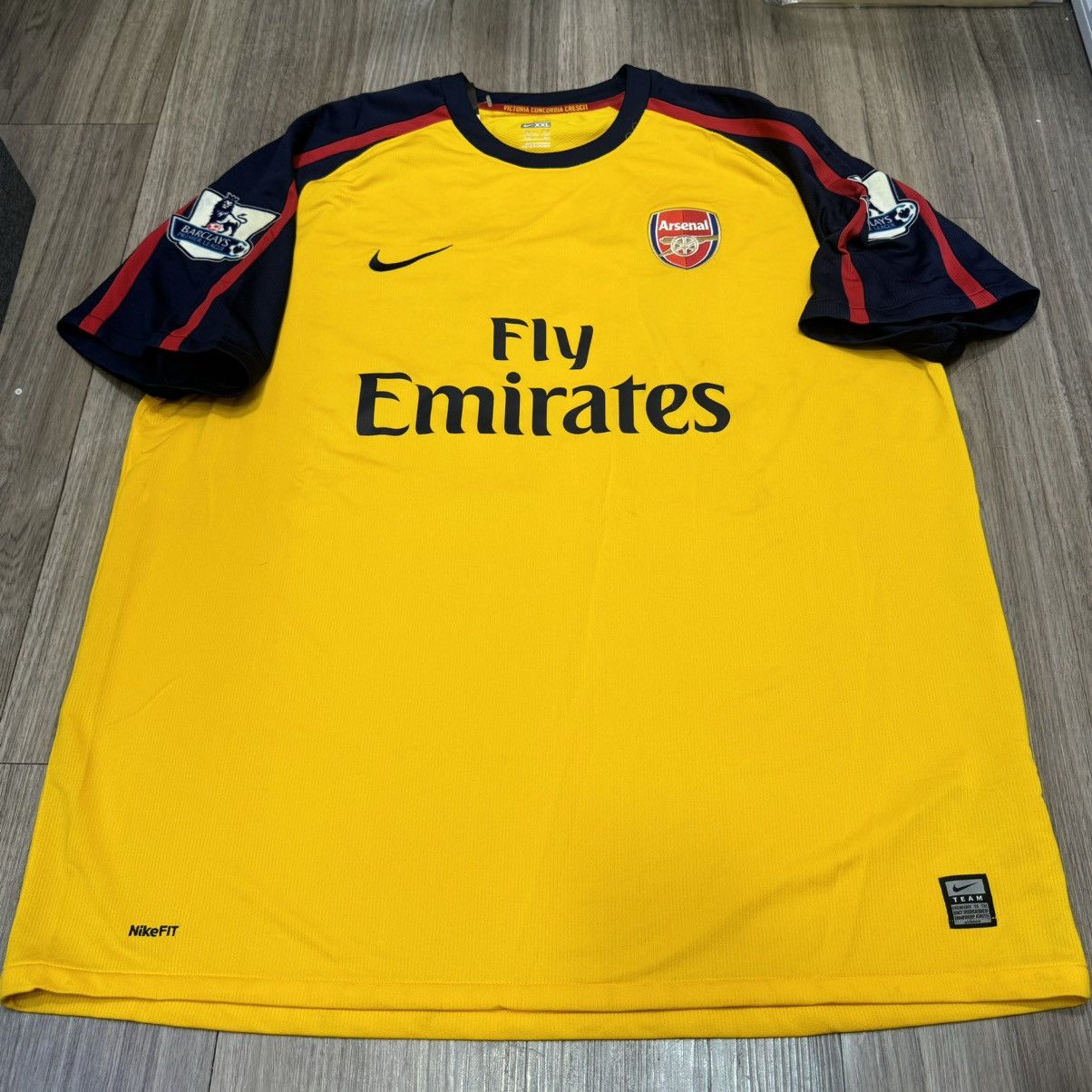 Nike Arsenal 08/09 away shirt #11 V.Persie Size US XXL / EU 58 / 5 - 1 Thumbnail