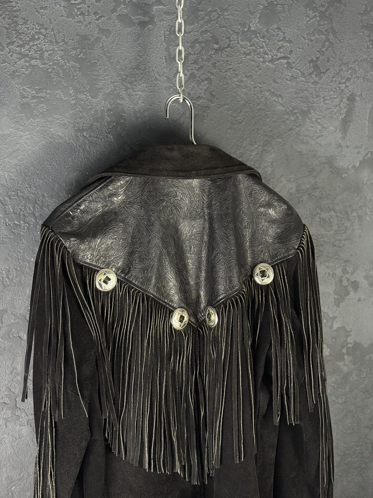 Schott Rare Schott NYC Western Vintage Genuine Suede Leather Jacket Size US L / EU 52-54 / 3 - 11 Thumbnail