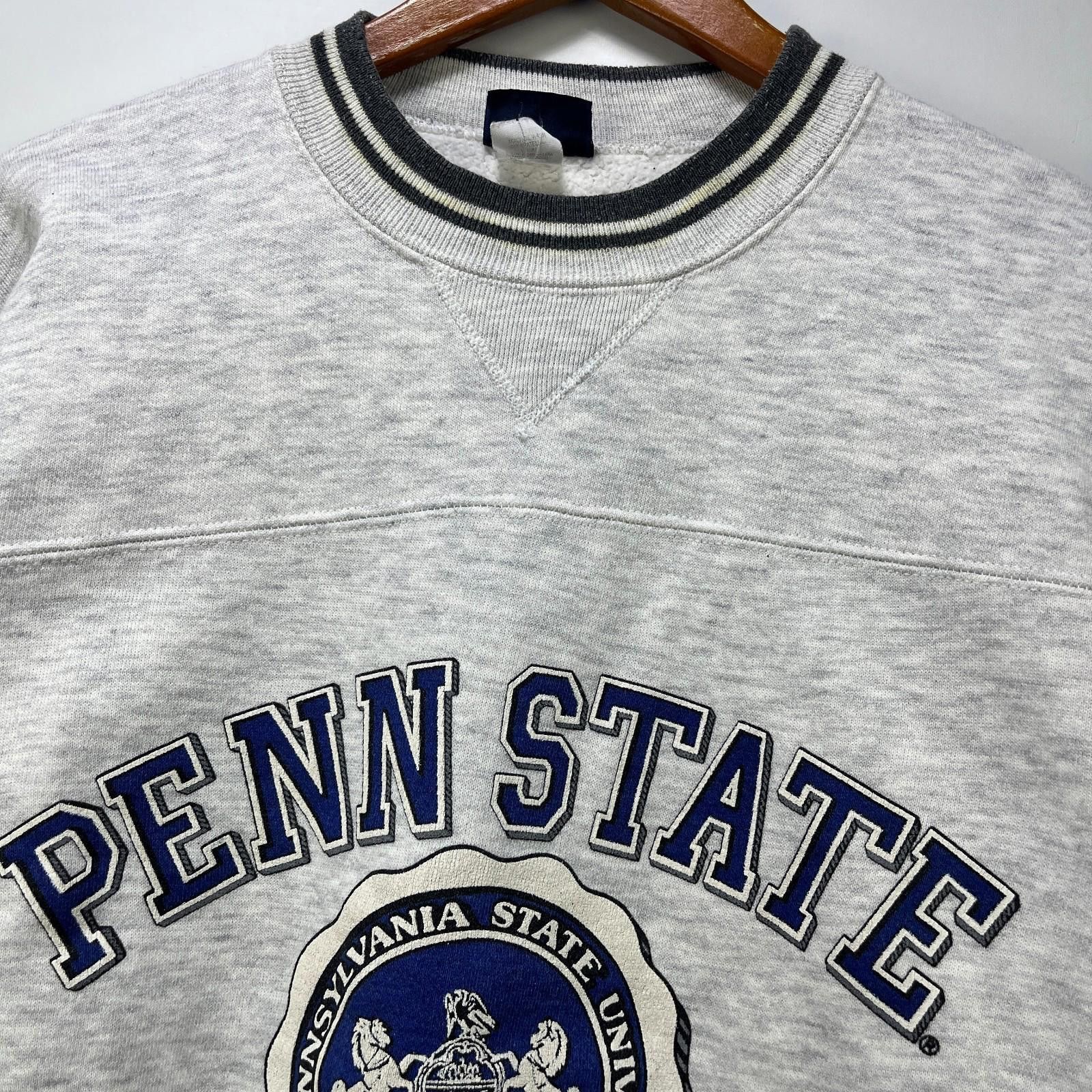 Champion Vintage 90s Penn State Nittany Lions Hoodie Gray L Size ONE SIZE - 2 Thumbnail