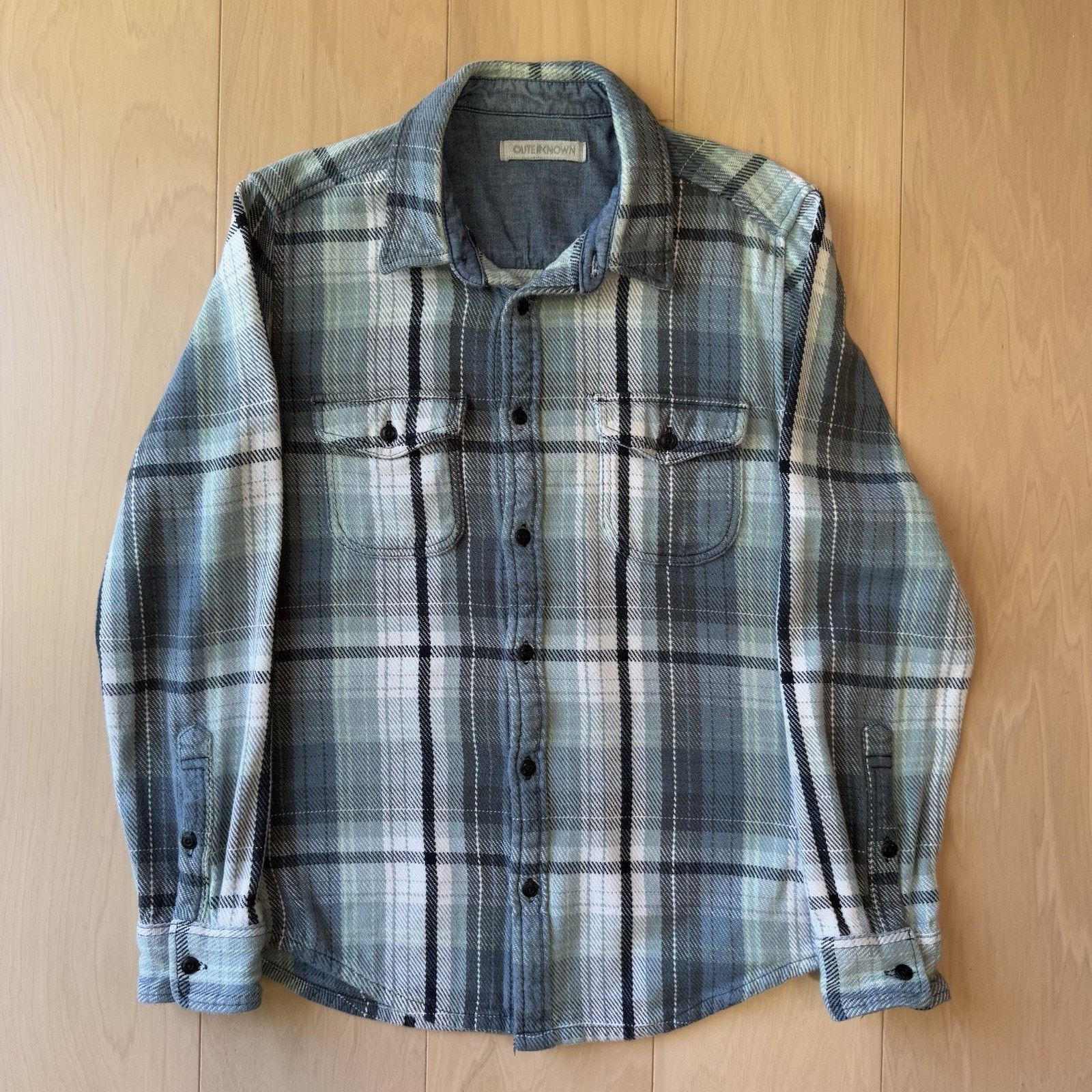 Outerknown Outerknown Blanket Shirt Small Blue Multicolor Heavy Cotton Size US S / EU 44-46 / 1 - 2 Thumbnail