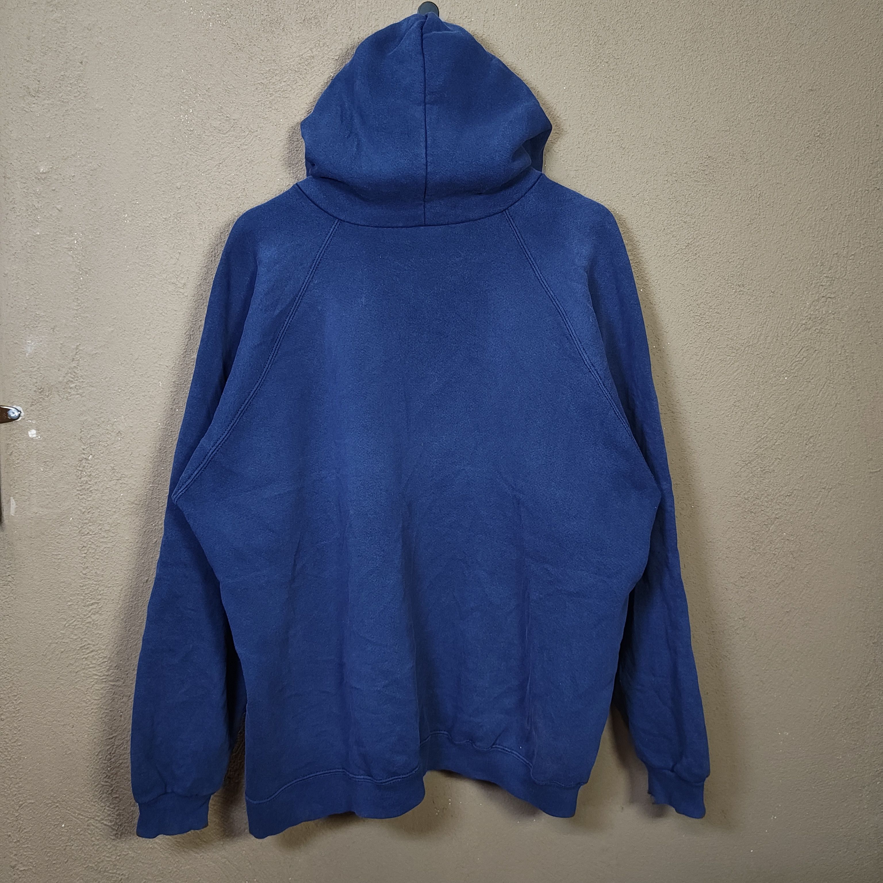 Adidas Vintage 80s/90s ADIDAS Embroidered Trefoil Big Logo Hoodie Size US XL / EU 56 / 4 - 2 Thumbnail