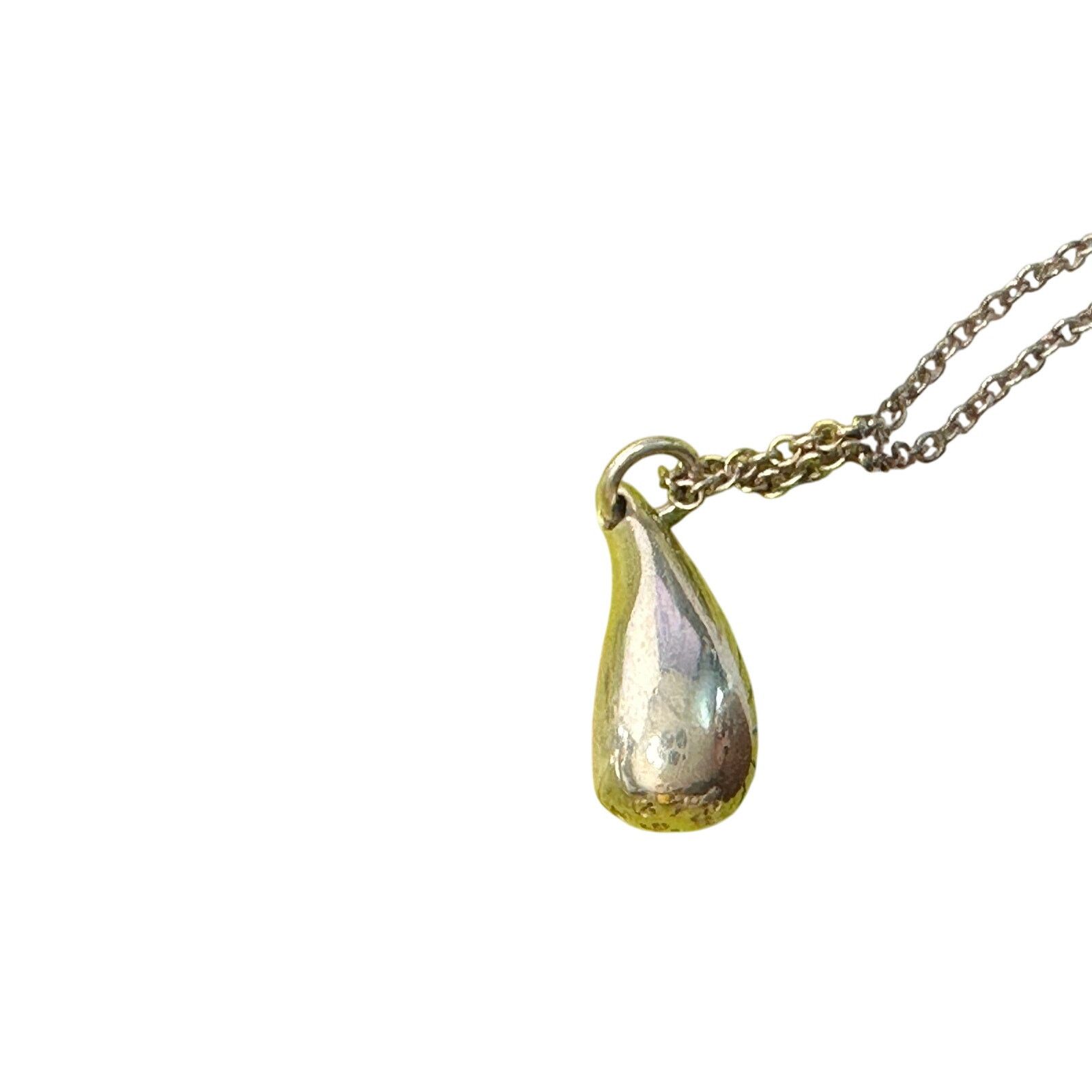 Tiffany & Co. Tiffany & Co Elsa Peretti Small Teardrop Pendant Necklace Size ONE SIZE - 7 Thumbnail