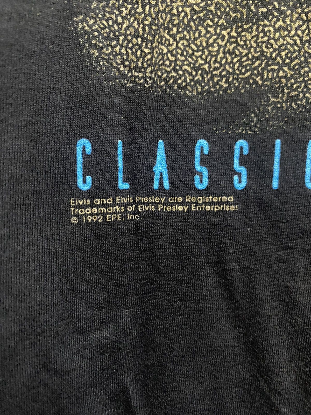 Band Tees × Vintage Vintage 90’s Elvis Presley Distressed Band Tee Size US L / EU 52-54 / 3 - 3 Thumbnail
