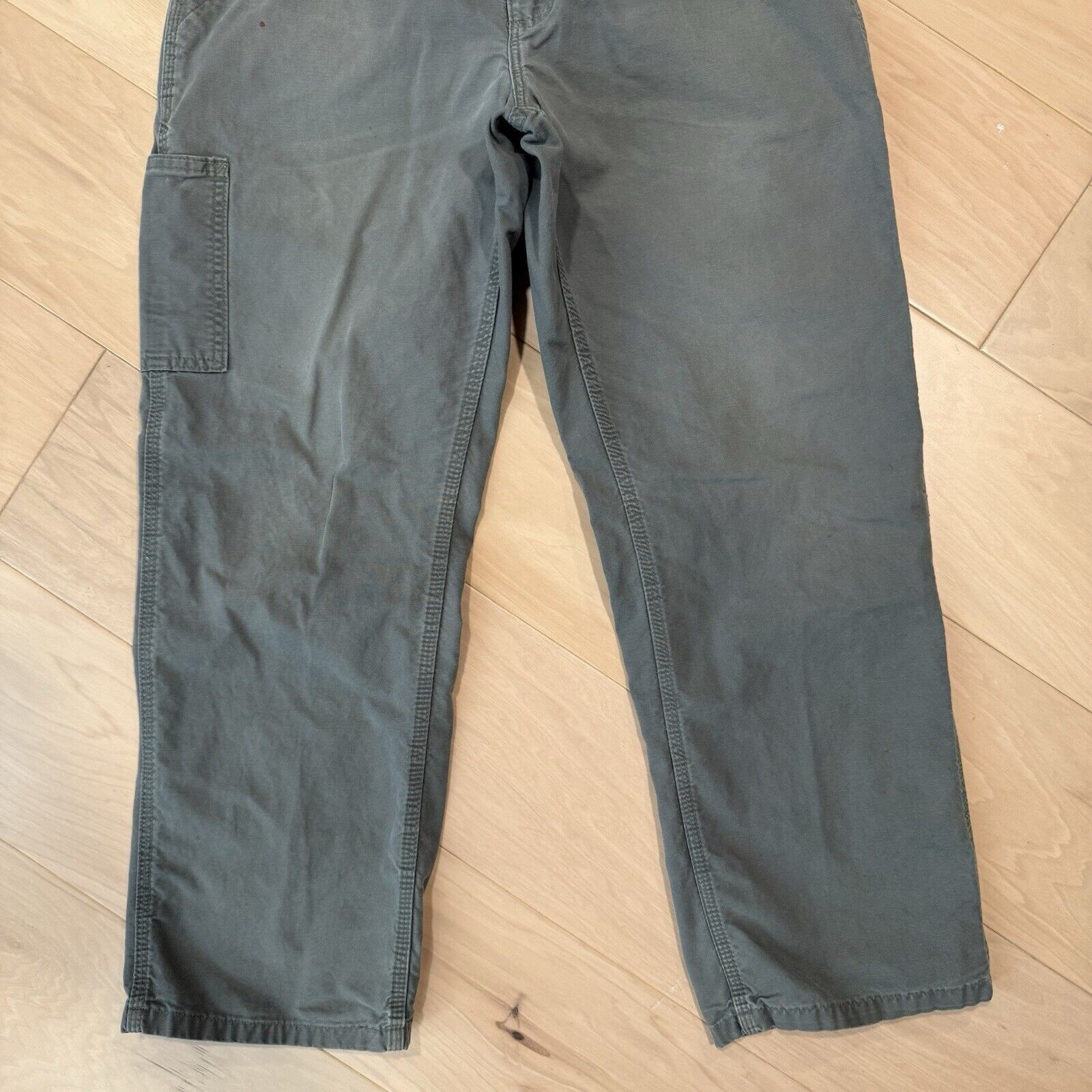 Carhartt × Vintage Vintage Carhartt Pants 32 Green Workwear Carpenters Single Size US 32 / EU 48 - 4 Thumbnail