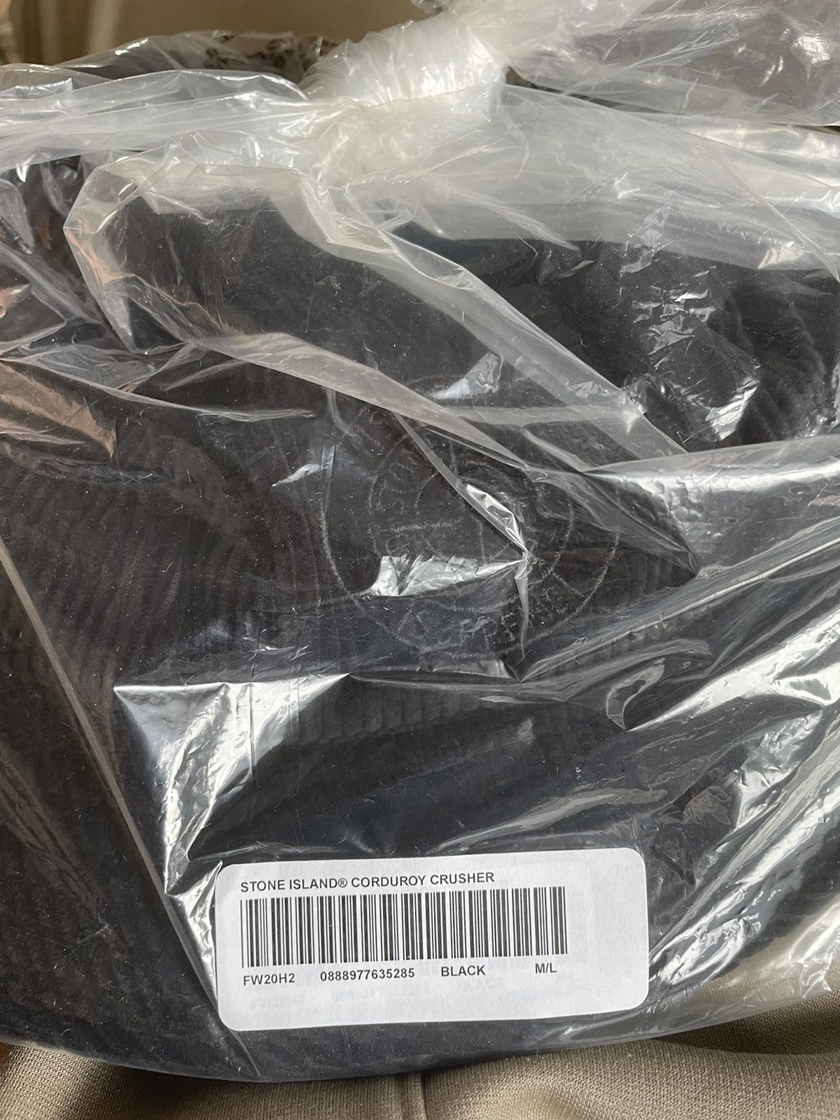 Supreme x Stone Island Corduroy Crusher Black (M/L)