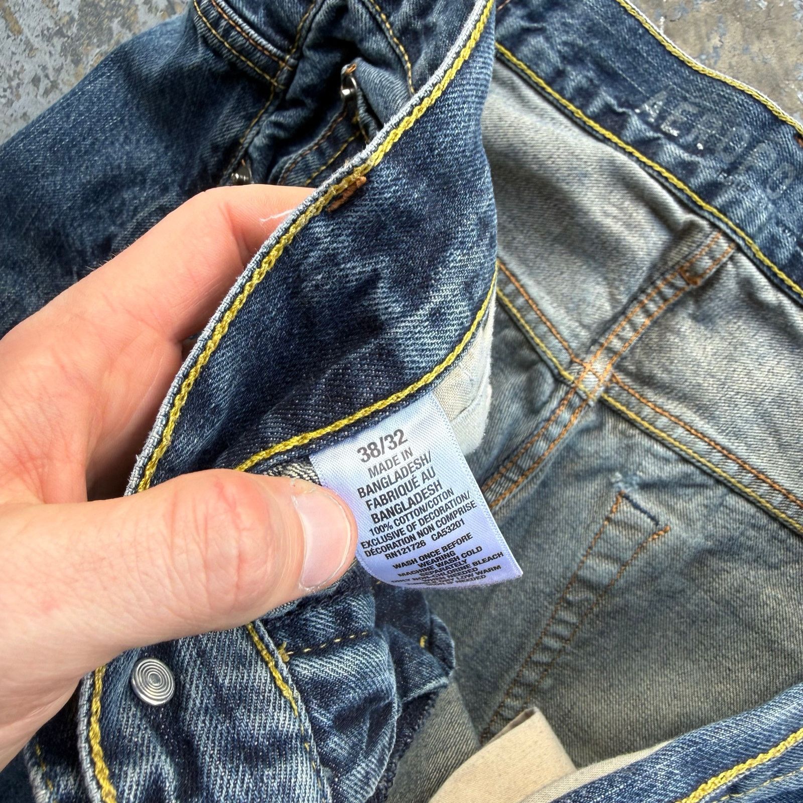 Aeropostale Vintage Y2K Aeropostale Straight Leg Jeans Size US 38 / EU 54 - 6 Thumbnail
