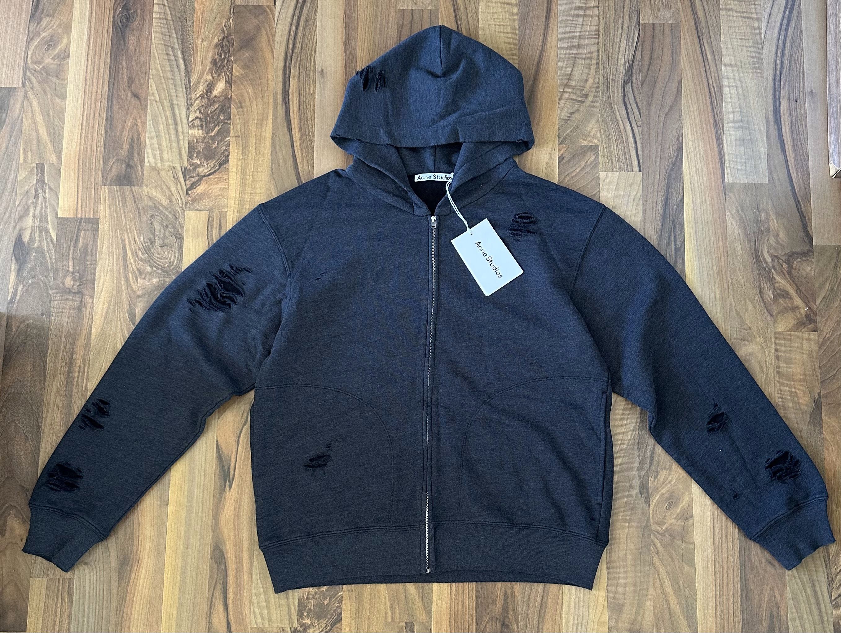 Acne Studios Hooded Zipper Sweater - Acne Studios Size US L / EU 52-54 / 3 - 1 Thumbnail