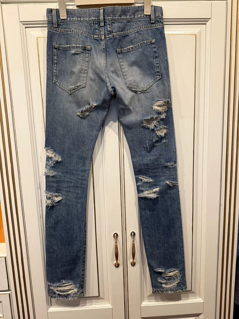 Saint Laurent Paris Saint Laurent The first year of the Great Destruction Jeans Size US 30 / EU 46 - 2 Thumbnail