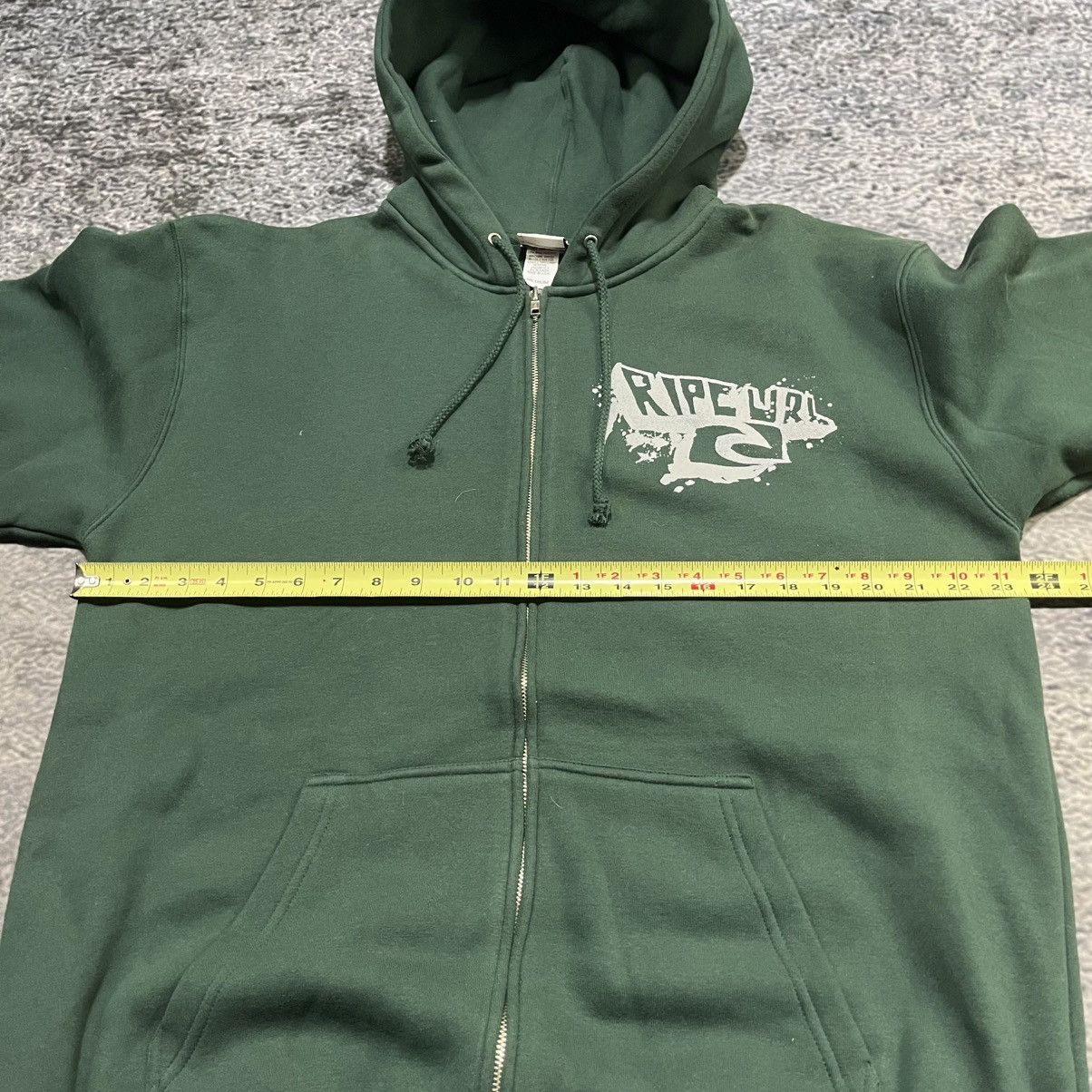 Rip Curl Vintage Y2K Rip Curl Green Surf Grunge Skater Zip Up Hoodie Size US M / EU 48-50 / 2 - 9 Thumbnail