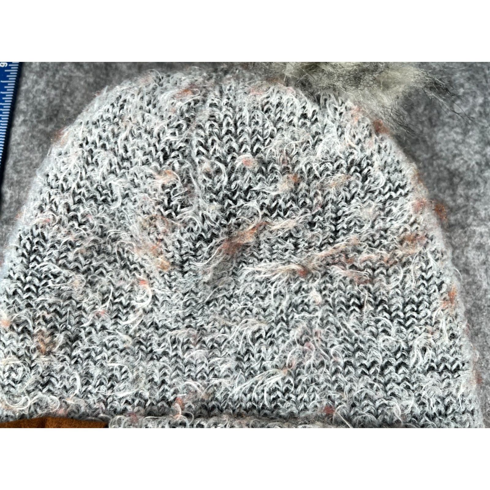 Vintage BR Beanie Toque Beanie Unisex Adults One Size Blue Knit Acrylic Winter Snow Ski Pom Hat Size ONE SIZE - 3 Thumbnail