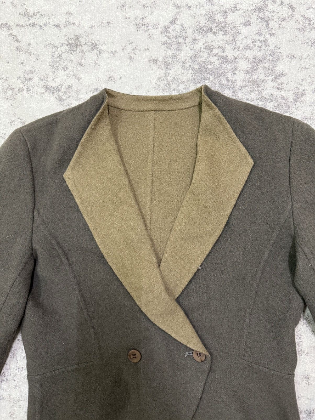 Aquascutum Aquascutum Regent 100 Cropped Wool Blazer Jacket Size S / US 4 / IT 40 - 6 Thumbnail